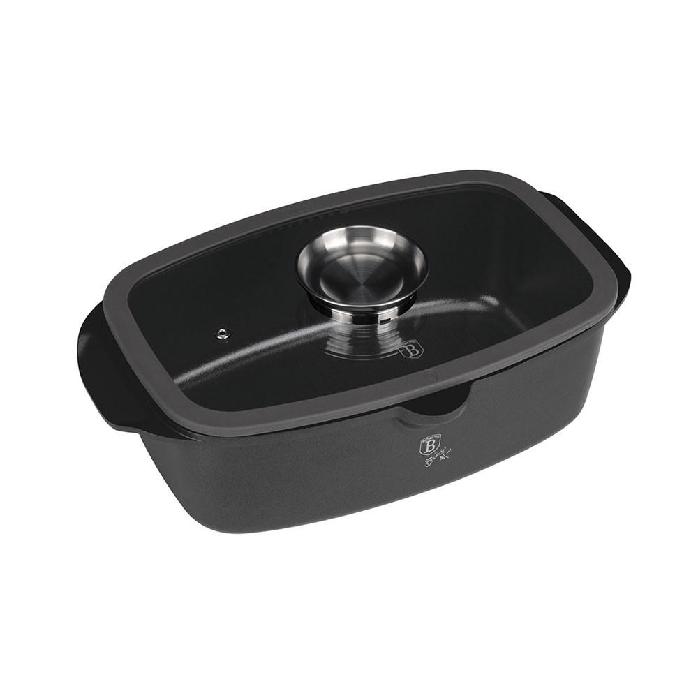 Berlinger Bräter Ø 40cm mit Deckel & Ausgiesser Anthracite Collection