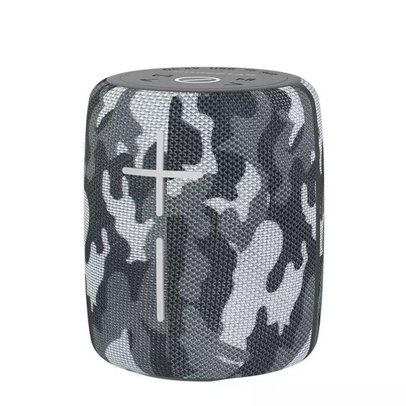 FitLife Portabler Bluetooth Lautsprecher Boom P25 Grau Camo