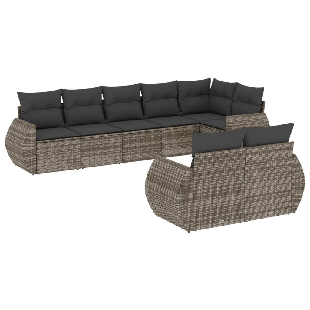 VidaXL Garten sofagarnitur poly-rattan