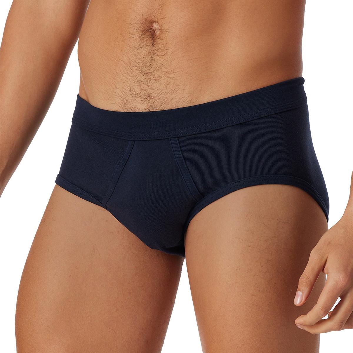 Schiesser 4er Pack Cotton Essentials Feinripp - Sportslip / Unterhose