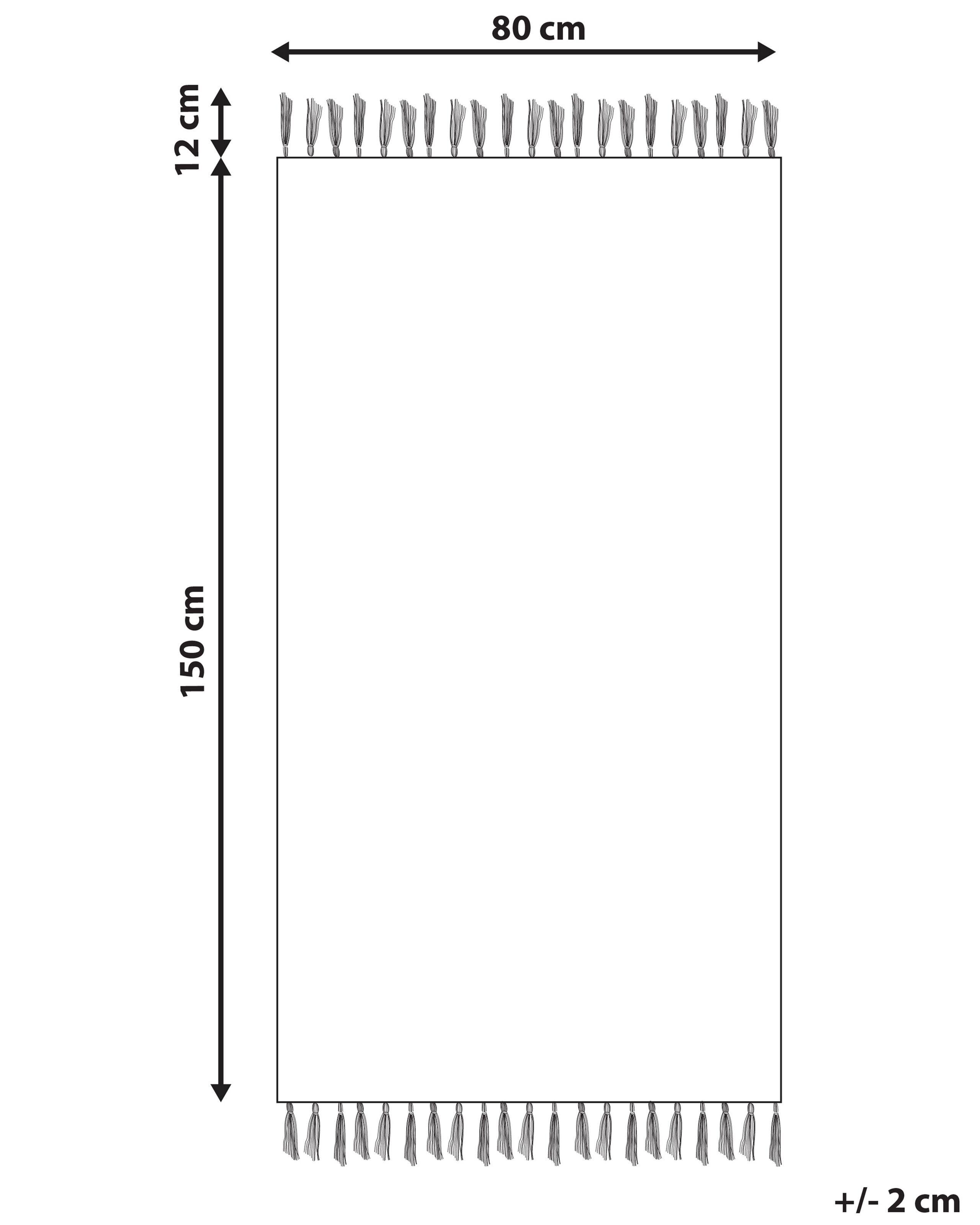Beliani Teppich aus Baumwolle Boho SANLIURFA
