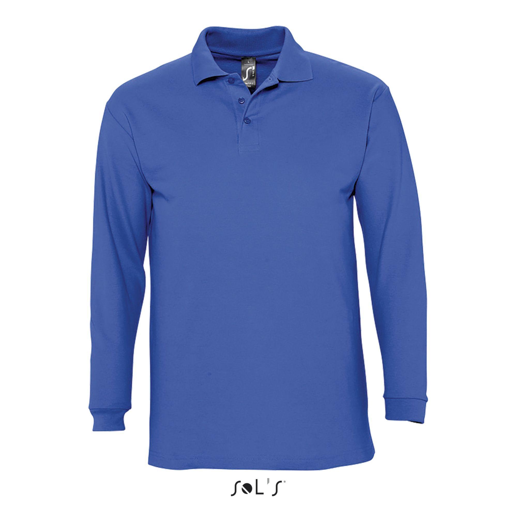 SOLS Winter II Langarm Polo-Shirt