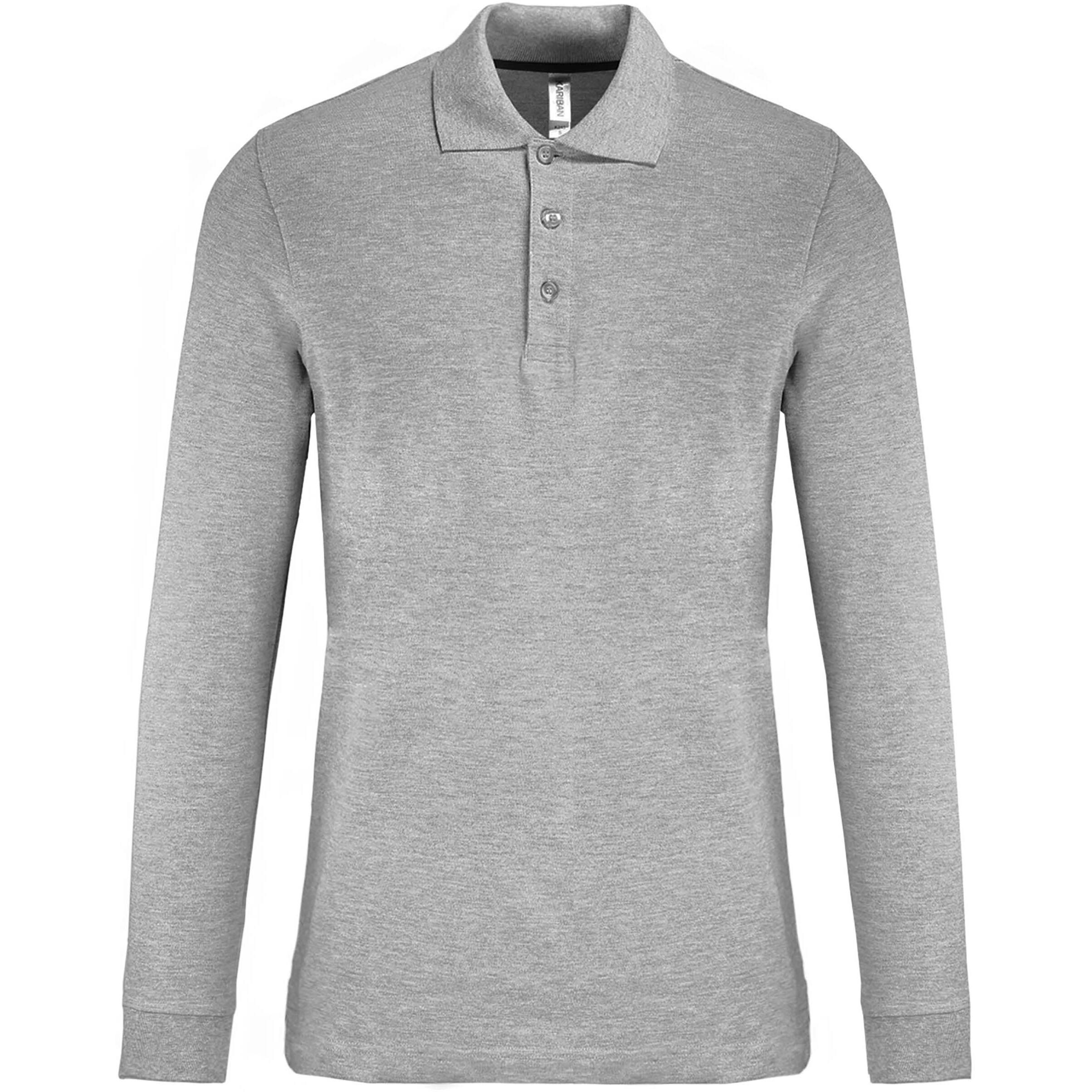 Kariban Langärmeliges Poloshirt