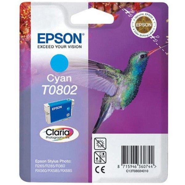 EPSON EPSON Tintenpatrone cyan T080240 Stylus Photo R265 900 Seiten