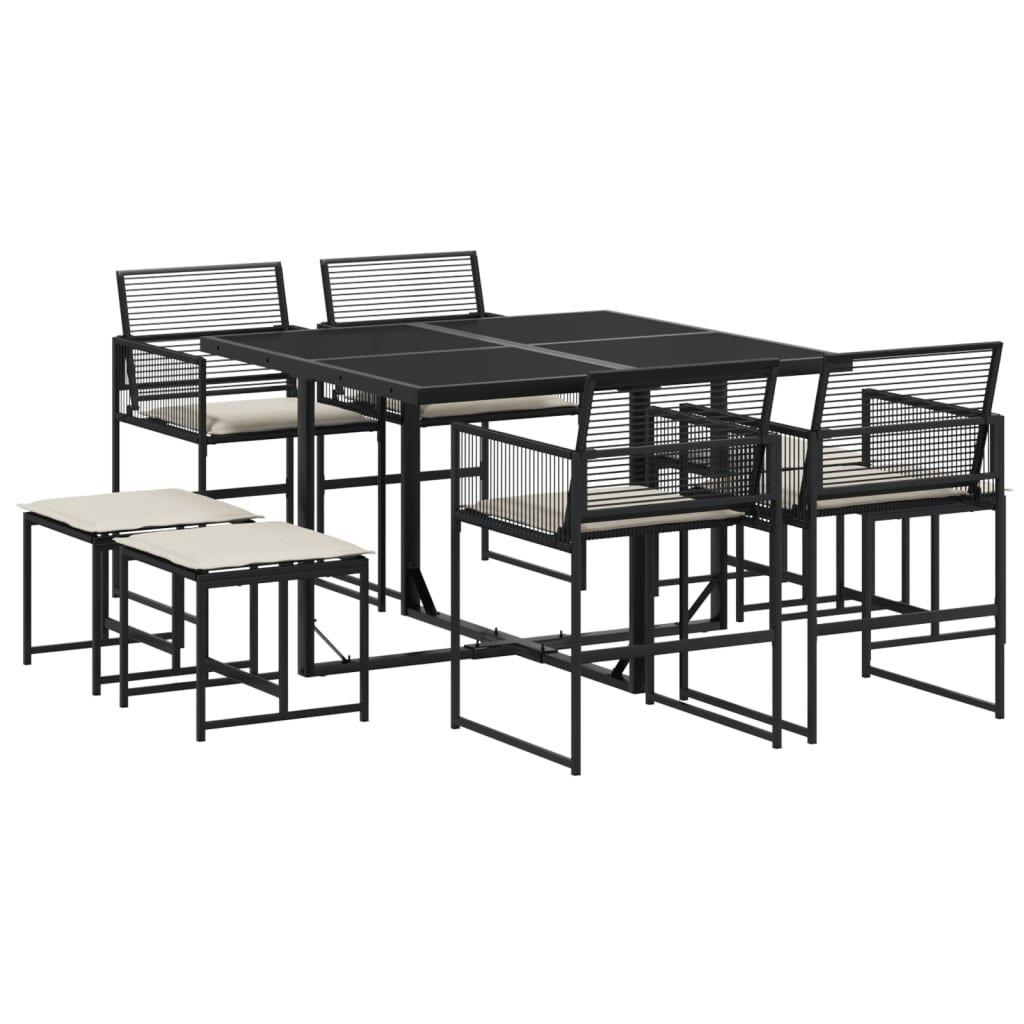 VidaXL Garten essgruppe poly-rattan