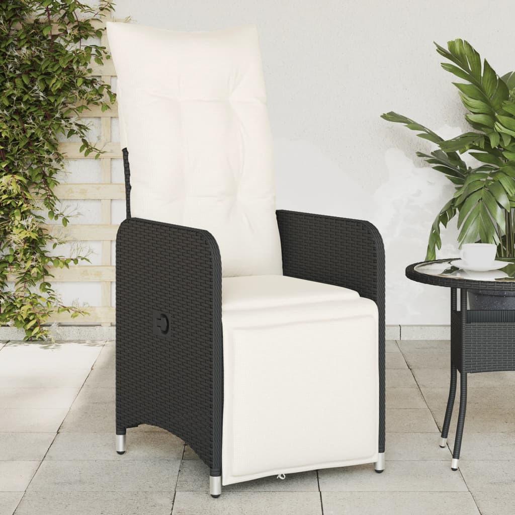 VidaXL Gartensessel verstellbar poly-rattan