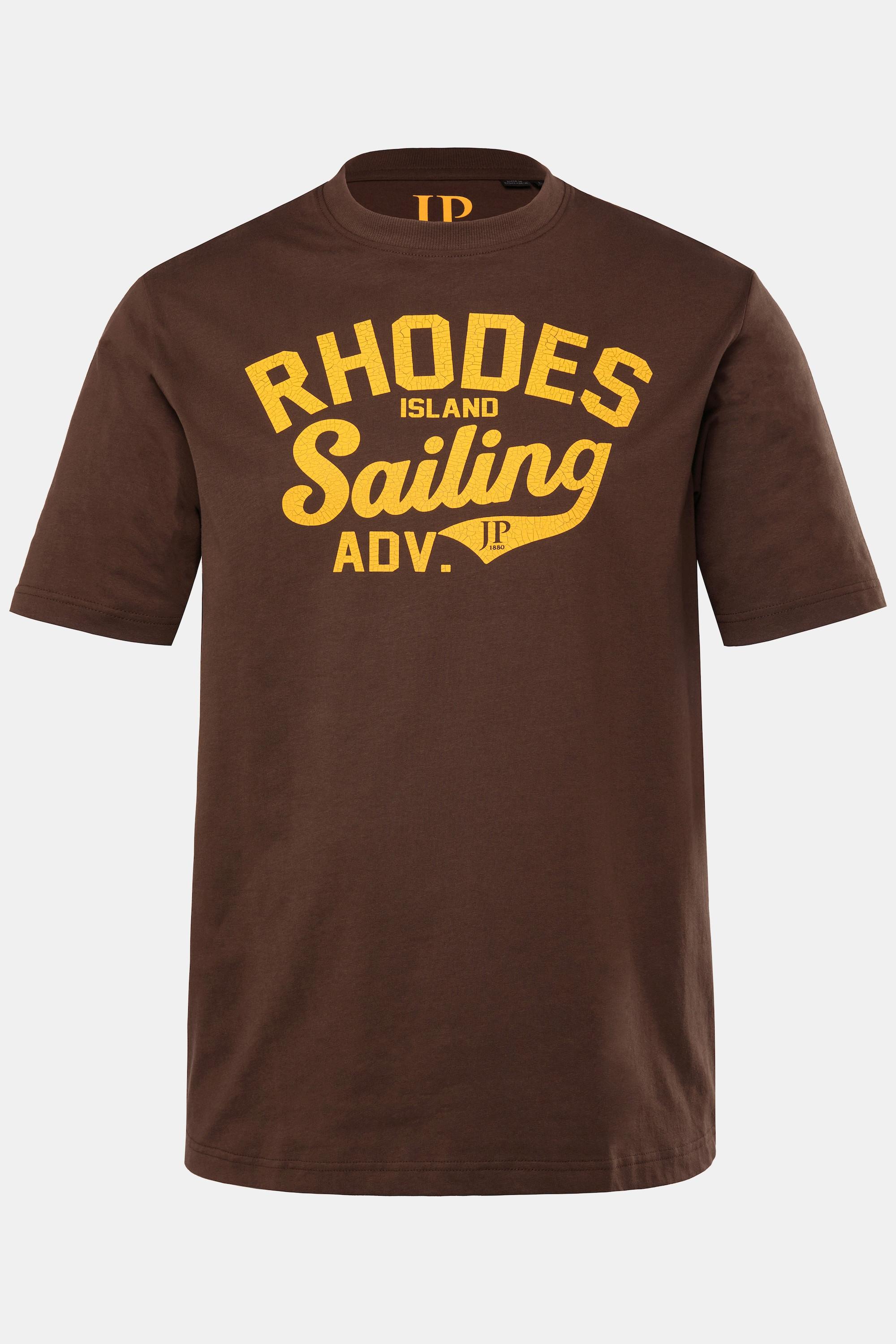 JP1880 Kurzarm Rundhals Vintage Print T-Shirt