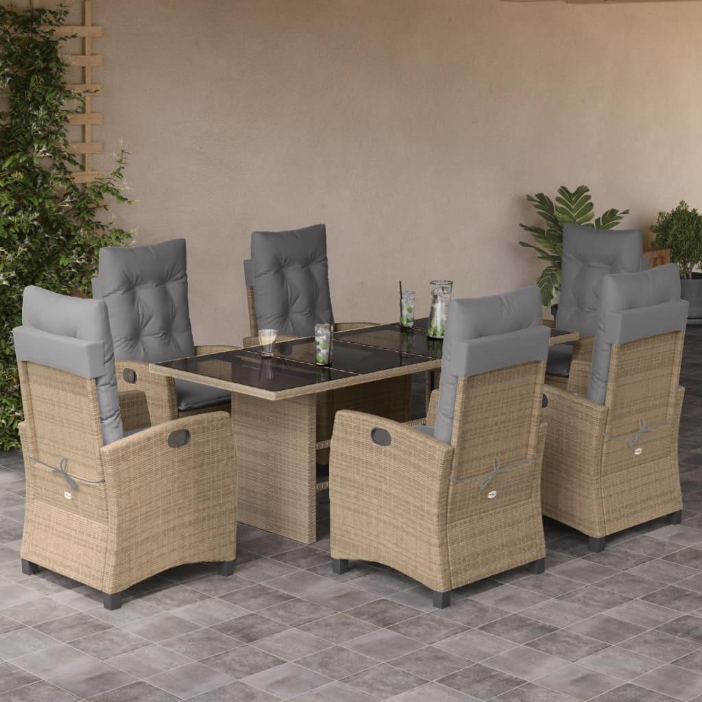 VidaXL Garten essgruppe poly-rattan
