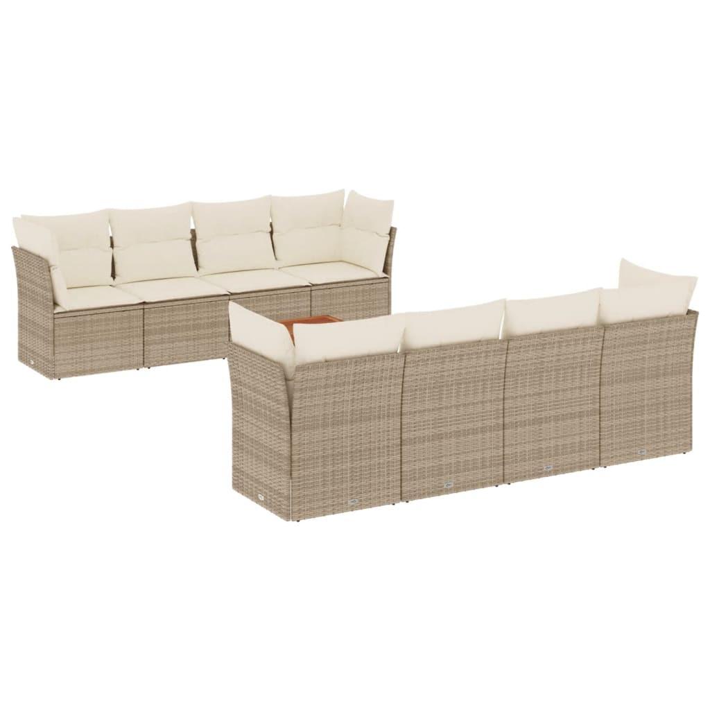 VidaXL Garten sofagarnitur poly-rattan