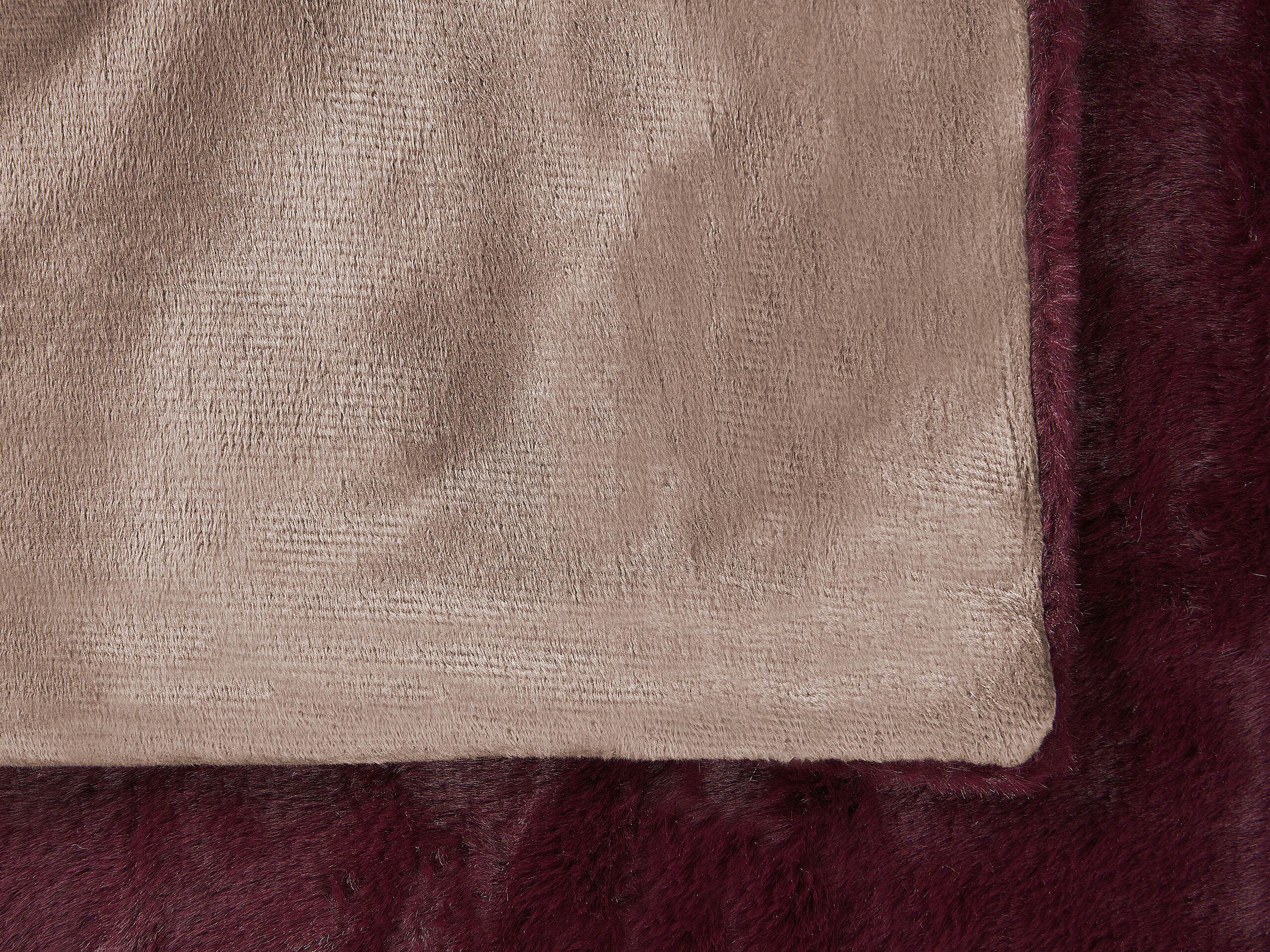 Beliani Kuscheldecke aus Polyester Modern TANTAN