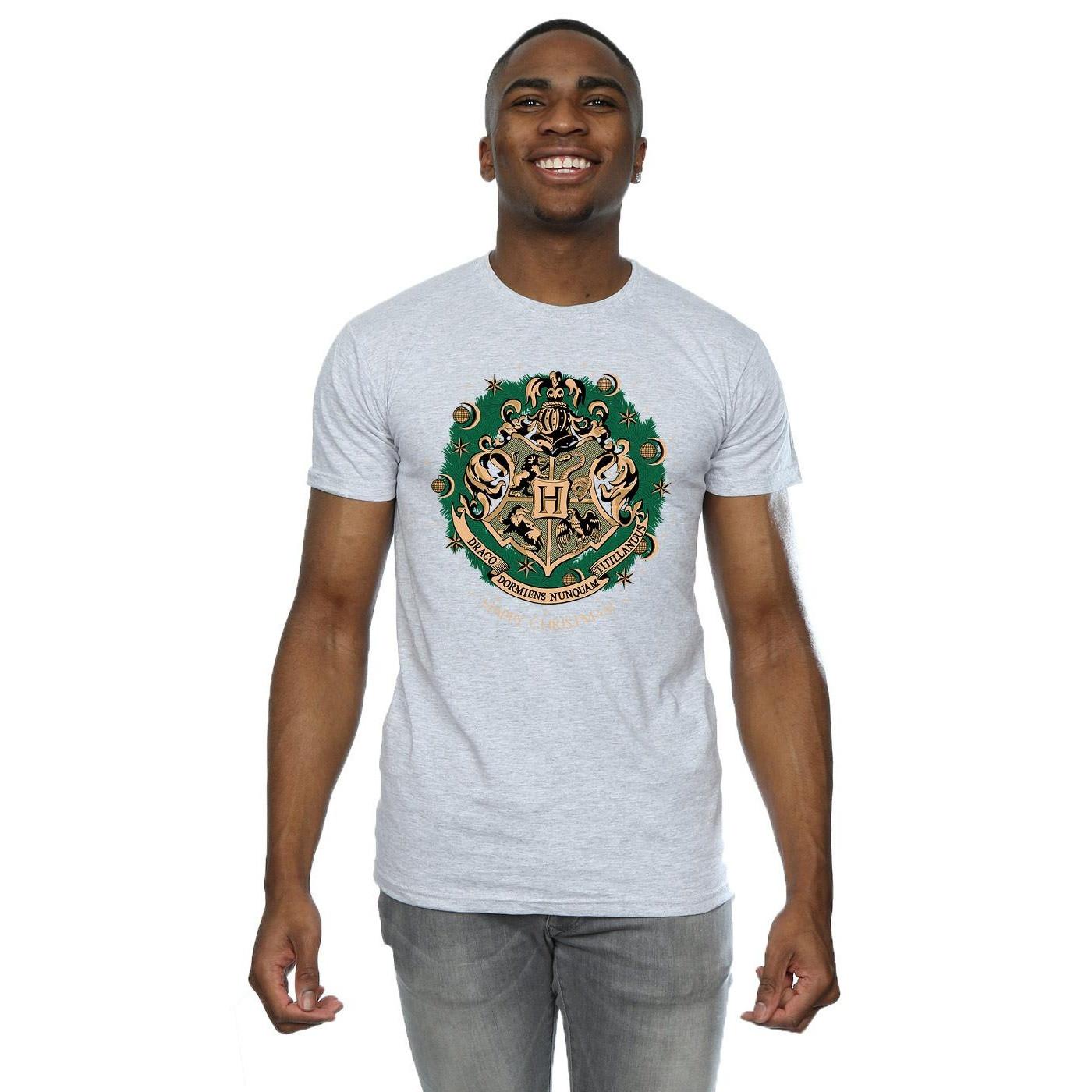 Harry Potter Hogwarts Weihnachtsdesign T-Shirt