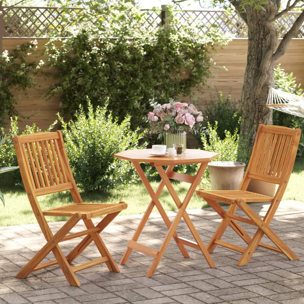 VidaXL Bistro set akazienholz
