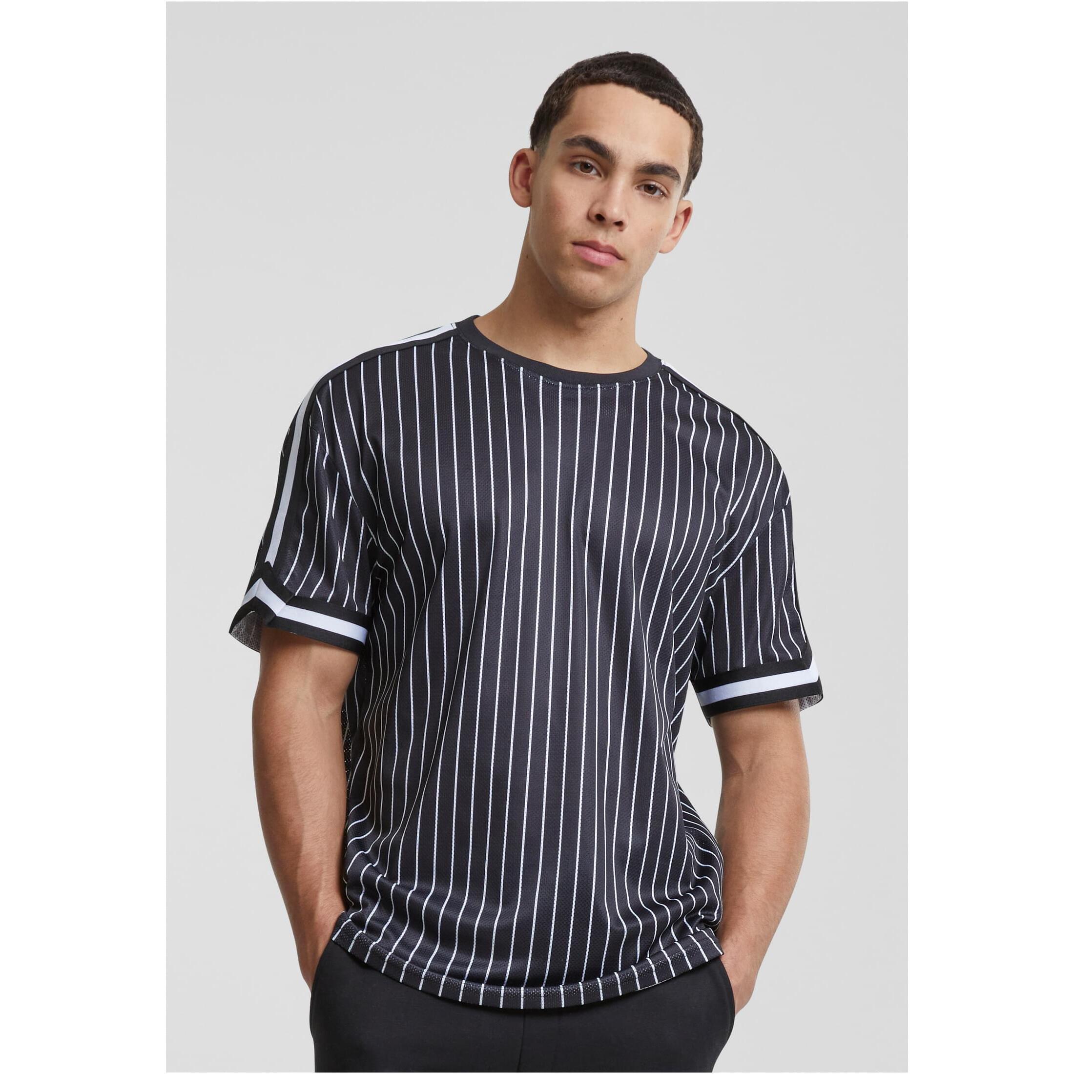 URBAN CLASSICS Gestreiftes Oversize Strick T-Shirt