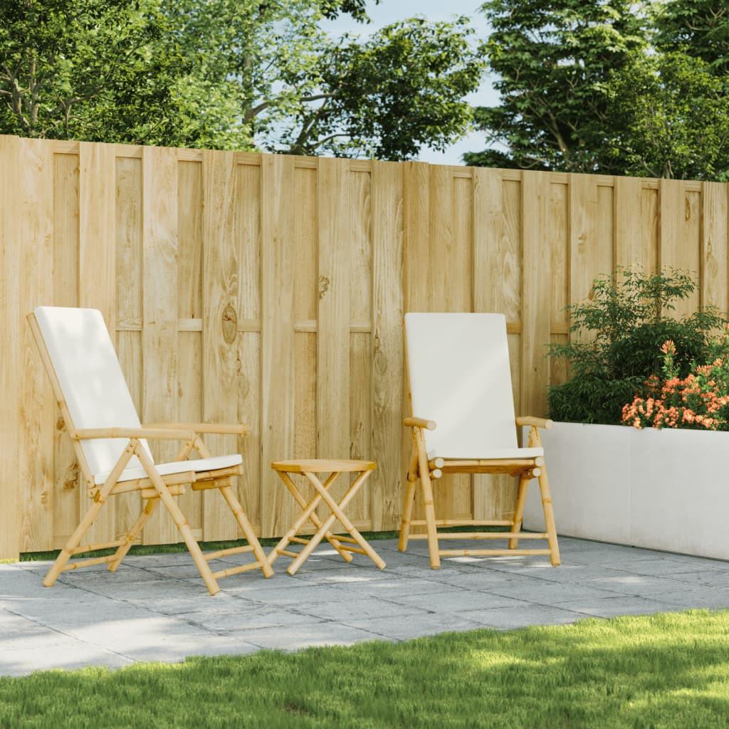 VidaXL Bistro set bambus