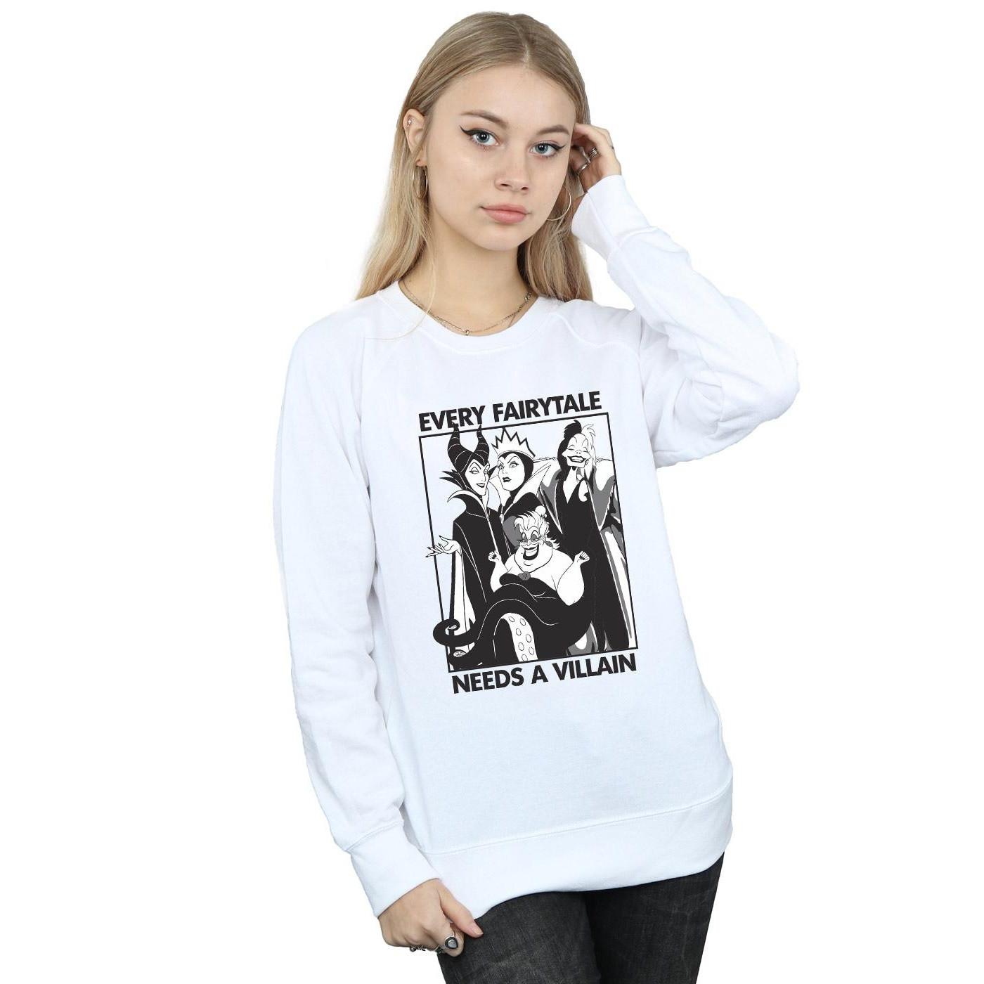 Disney PRINCESS Every Fairy Tale Needs A Villain Sweatshirt