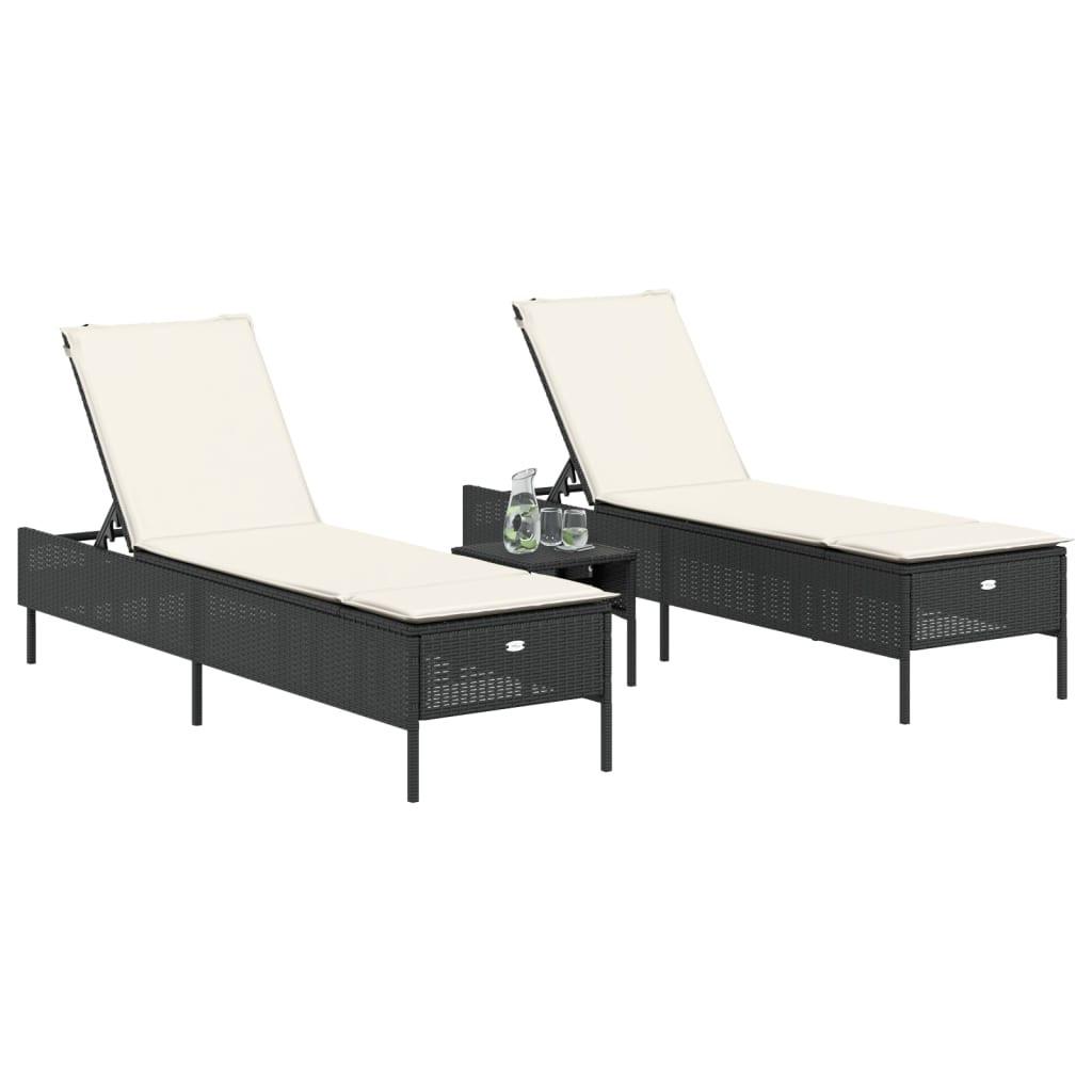 VidaXL Sonnenliege poly-rattan