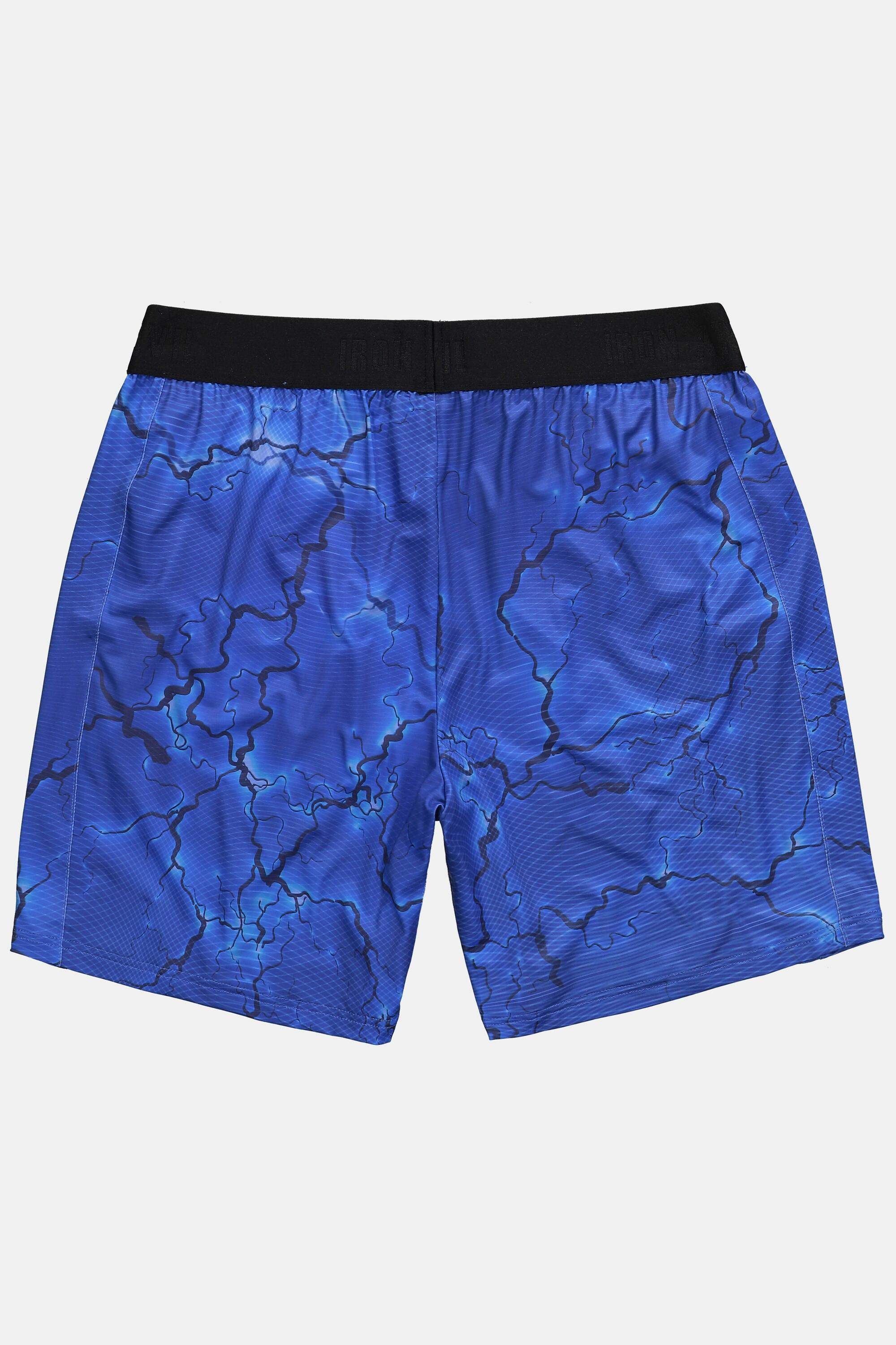 JP1880 Iron Anvil QuickDry Alloverprint Fitness Bermuda Shorts