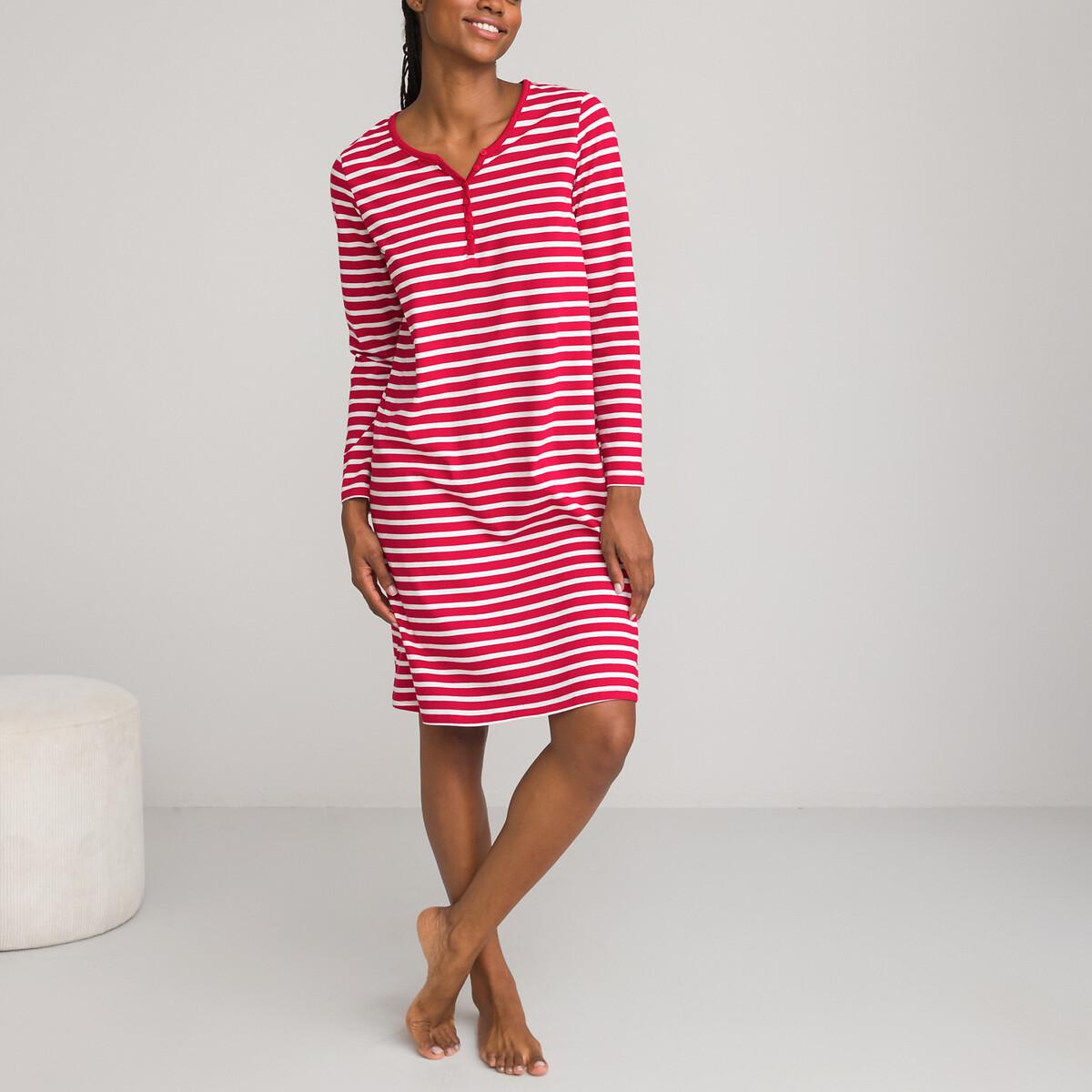 La Redoute Collections Nachthemd aus Baumwoll-Jersey