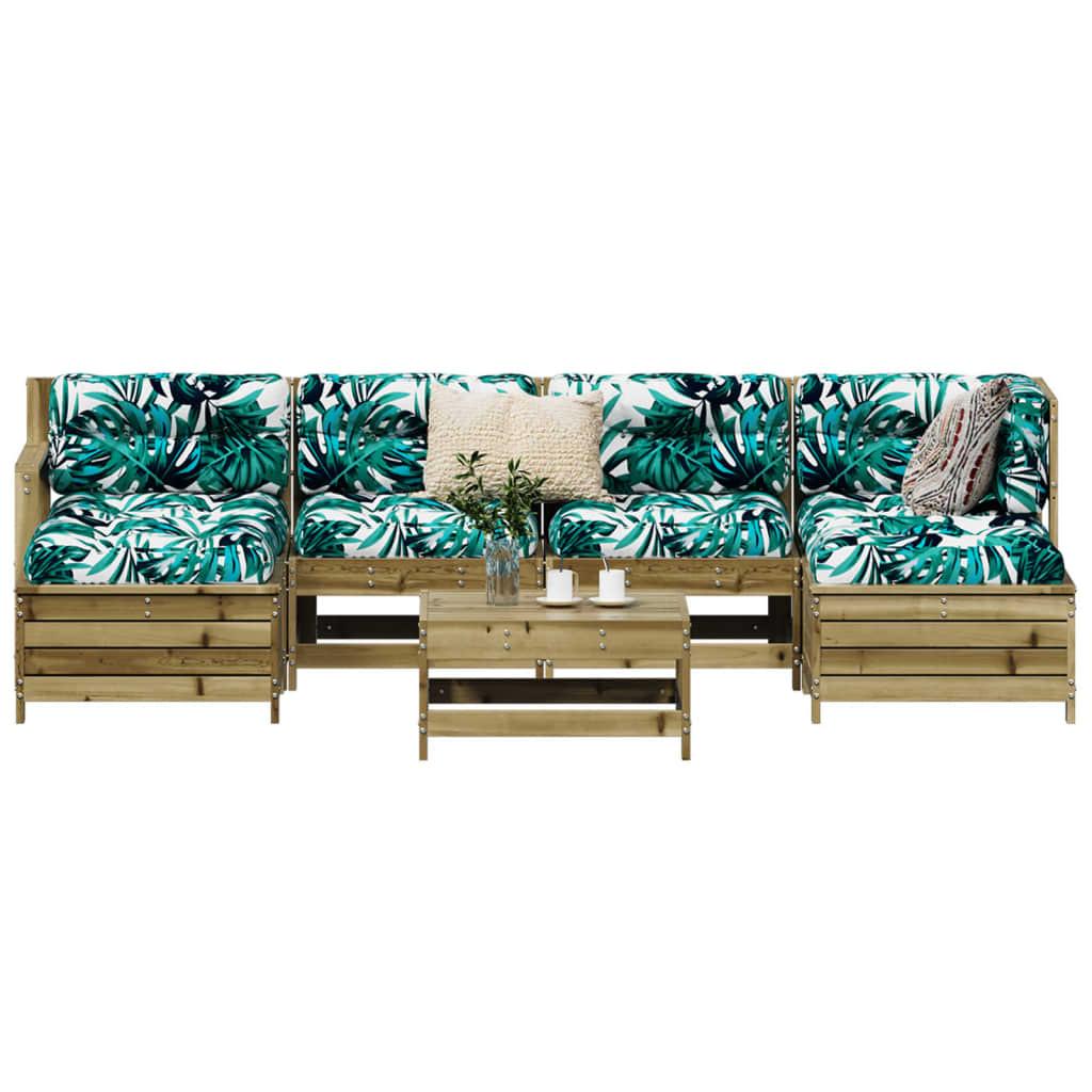 VidaXL Garten sofagarnitur imprägniertes kiefernholz