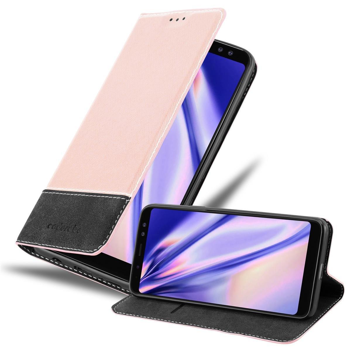 Cadorabo Hülle für Samsung Galaxy A8 2018 Magnetverschluss, Standfunktion