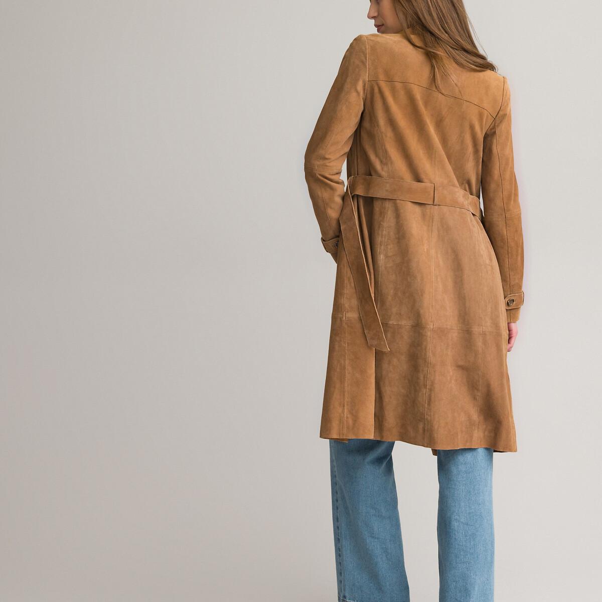La Redoute Collections Langer Trenchcoat aus Leder