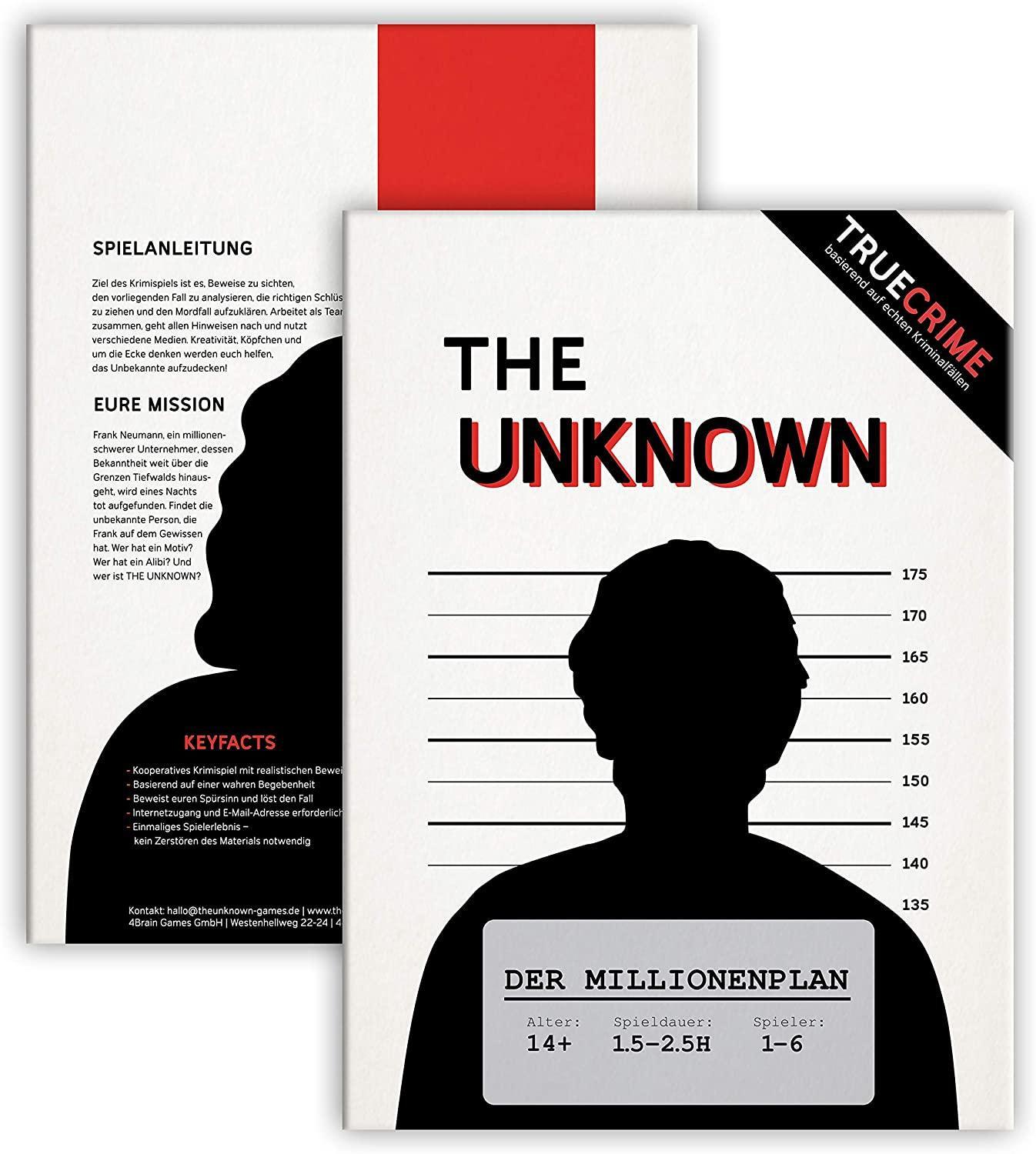 The Unknown Krimispiel Fall 1 - der Millionenplan - Escape Room