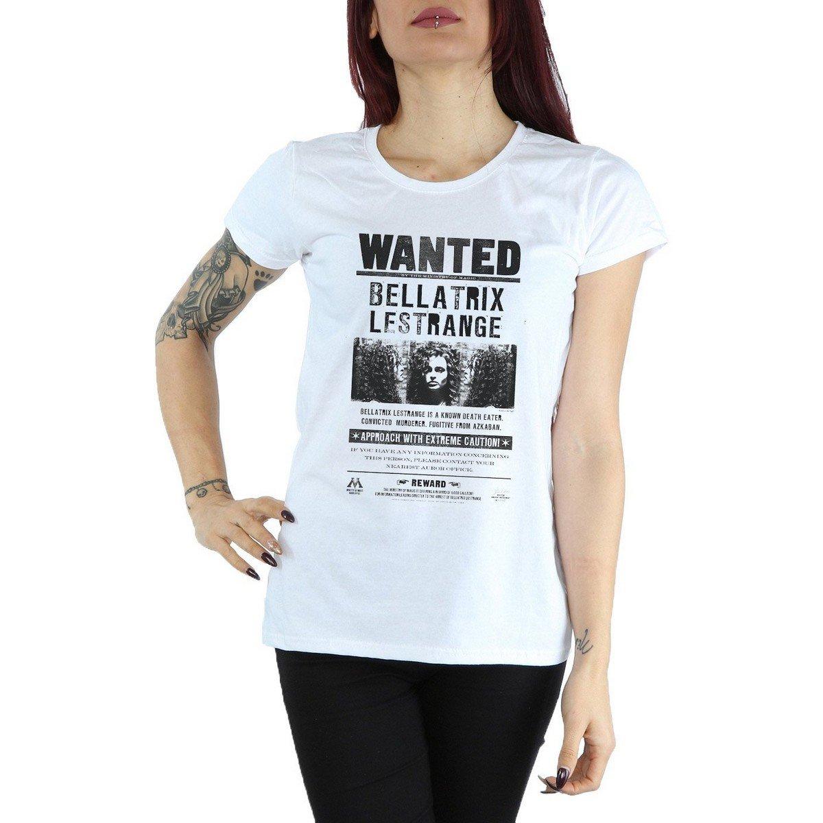 Harry Potter Bellatrix Lestrange Wanted Poster T-Shirt