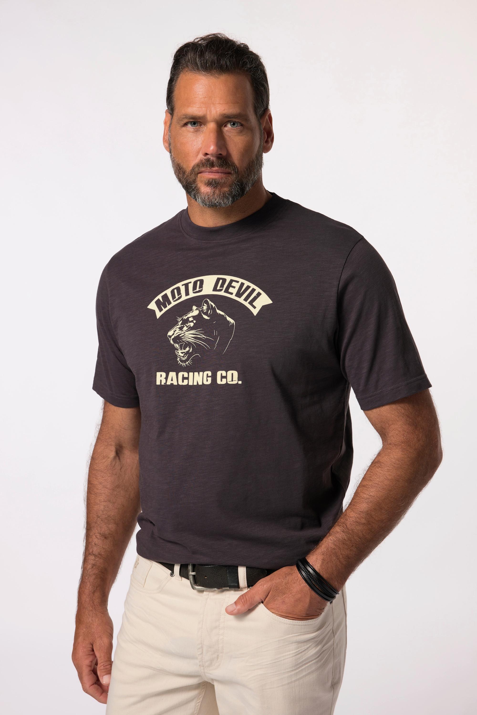 JP1880 Halbarm T-Shirt mit Brustprint