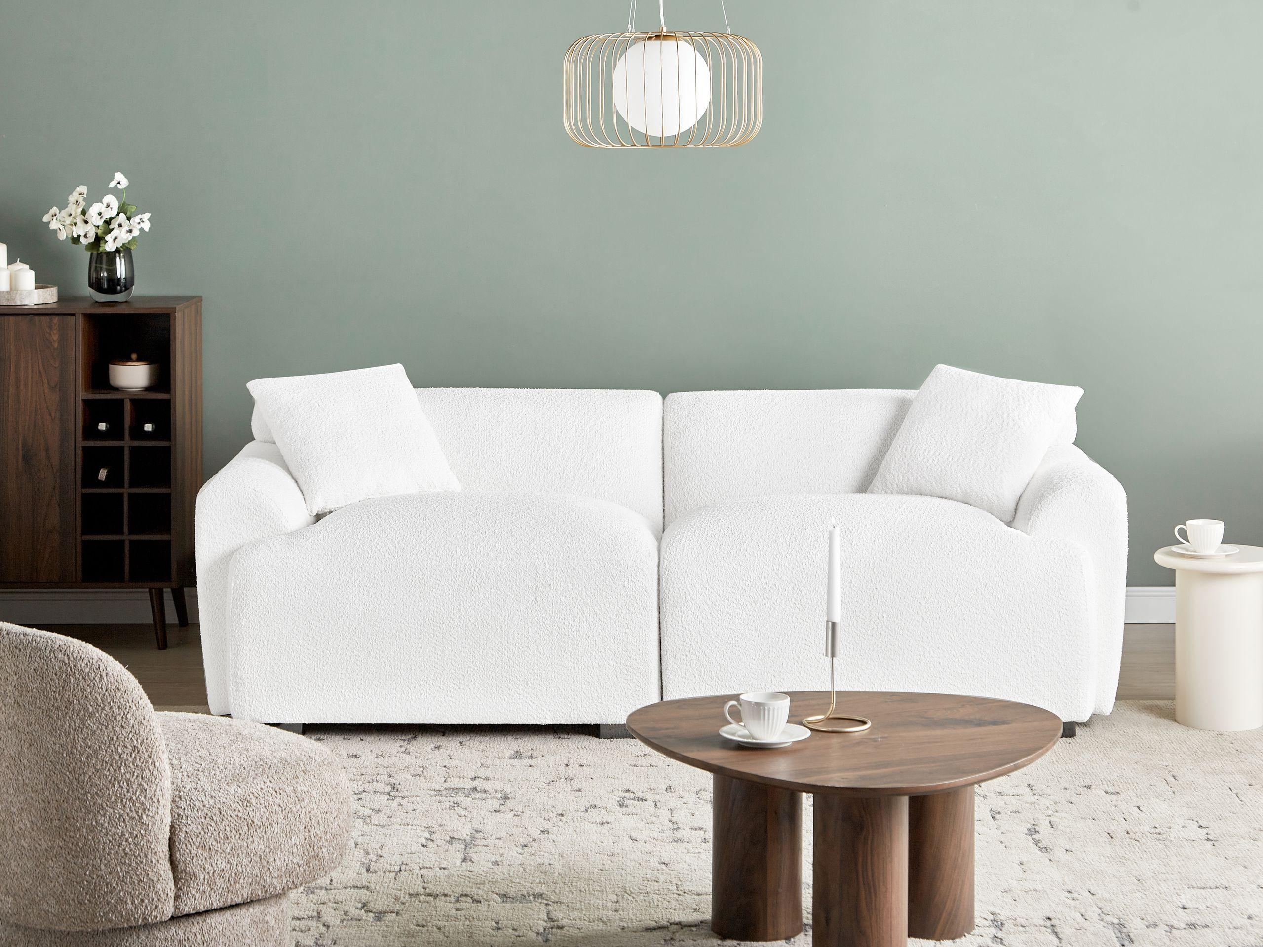 Beliani 3 Sitzer Sofa aus Bouclé Modern KORIO
