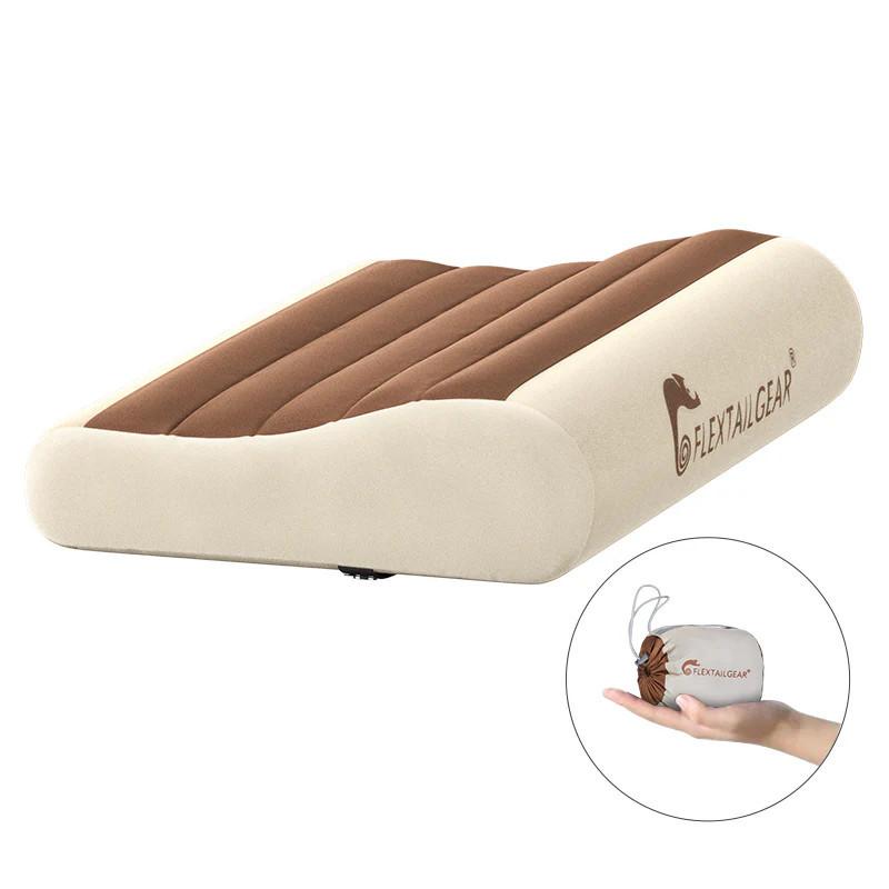 Flextail ZERO PILLOW Aufblasbares B-Shape Campingkissen