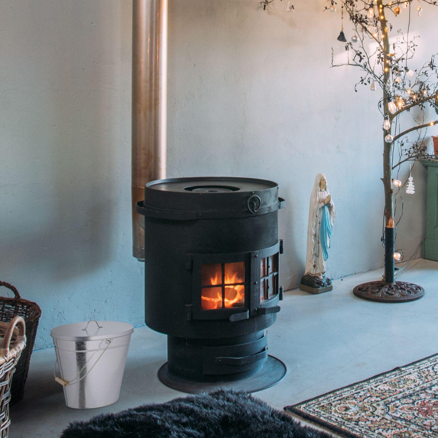 B2X Verzinkter Aschenbecher mit Deckel