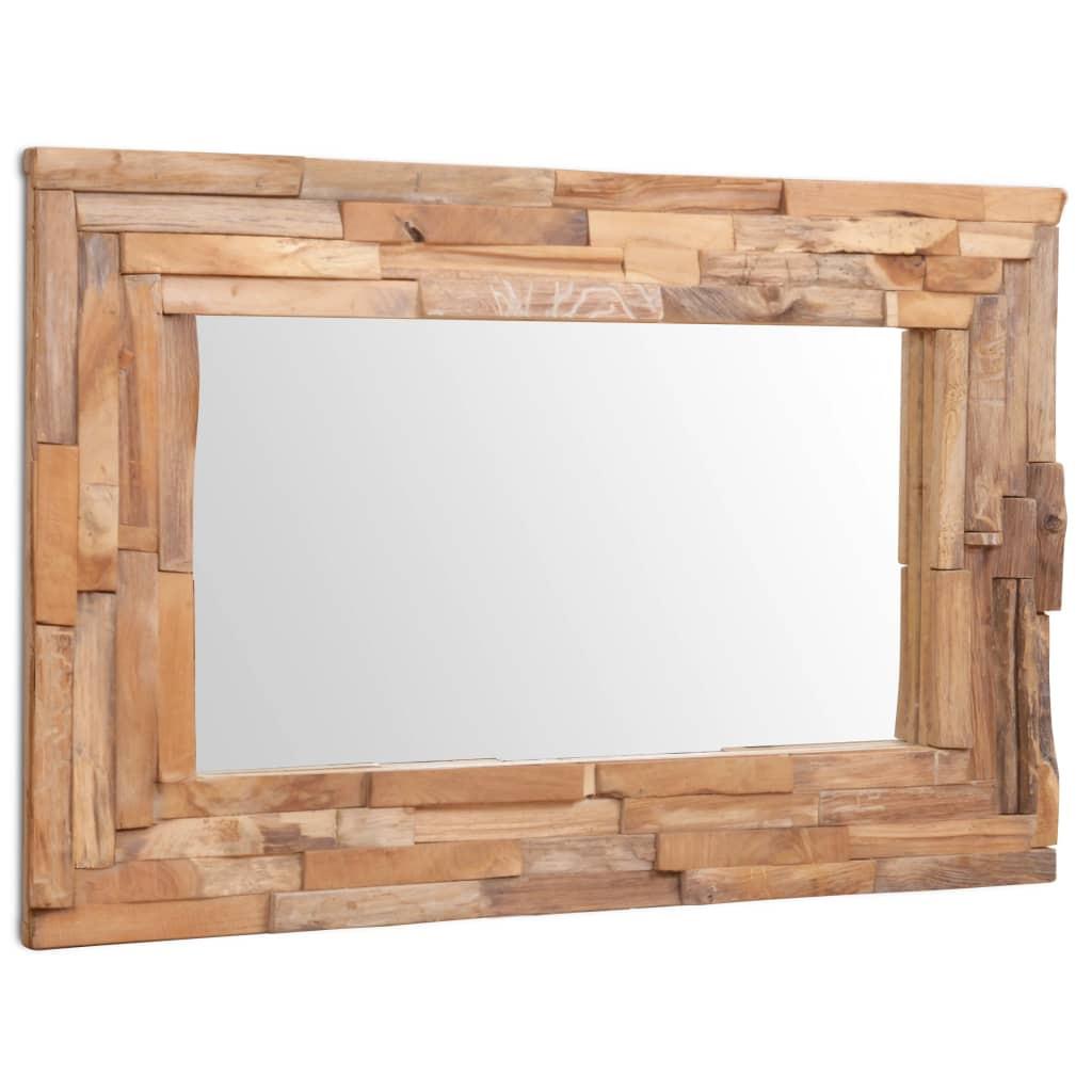 VidaXL Dekorativer spiegel teak