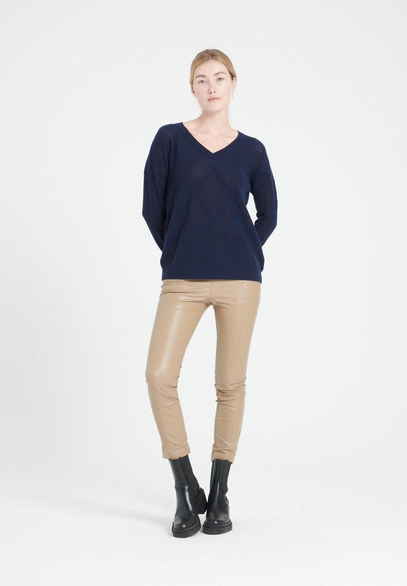 Studio Cashmere8 LILLY 31 Pullover mit V-Ausschnitt - 100% Kaschmir