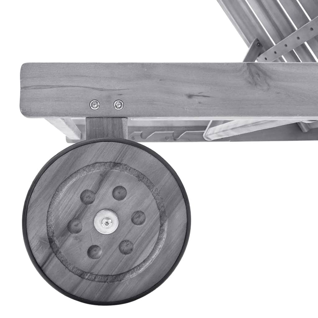 VidaXL Sonnenliege akazienholz