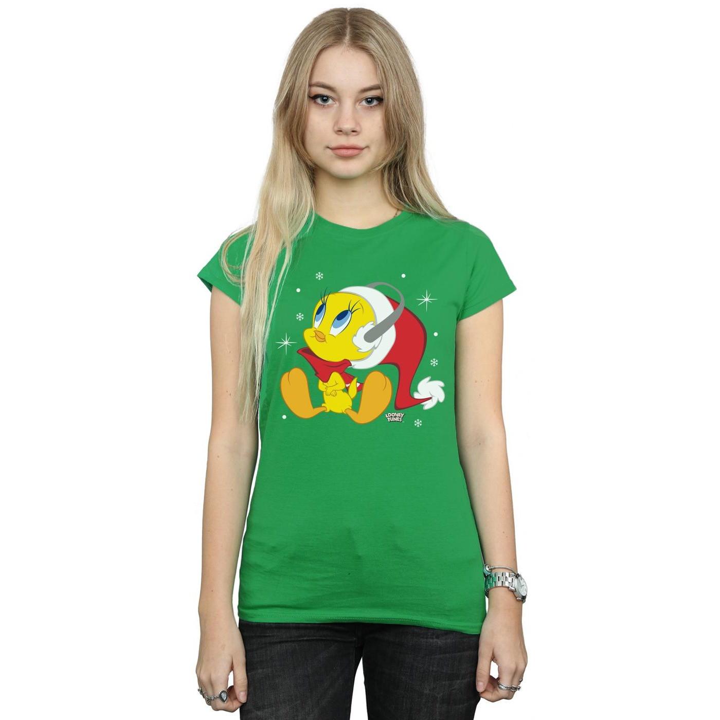 LOONEY TUNES Tweety Bird Christmas T-Shirt