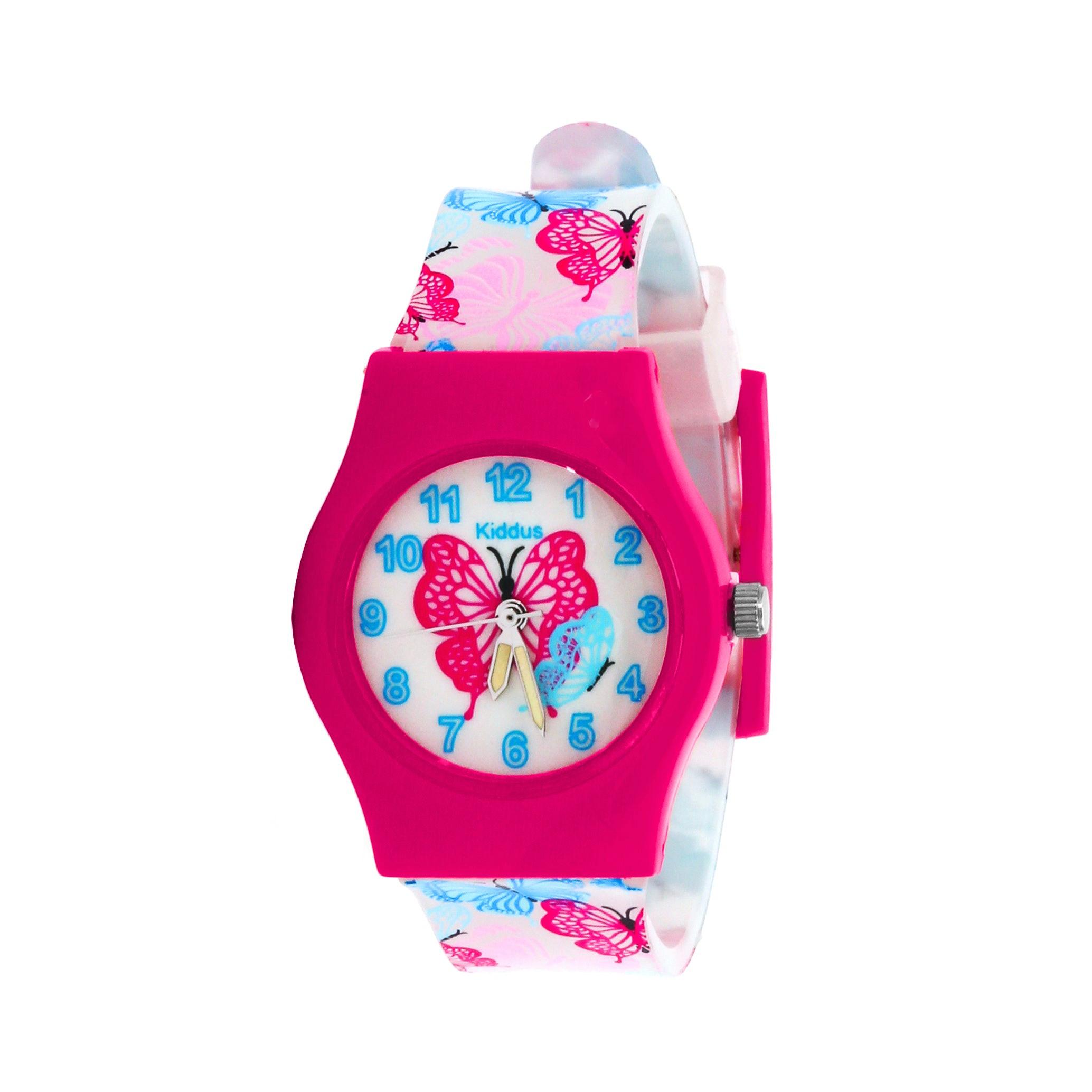 Kiddus Glow in the Dark Butterflies Kinderuhr