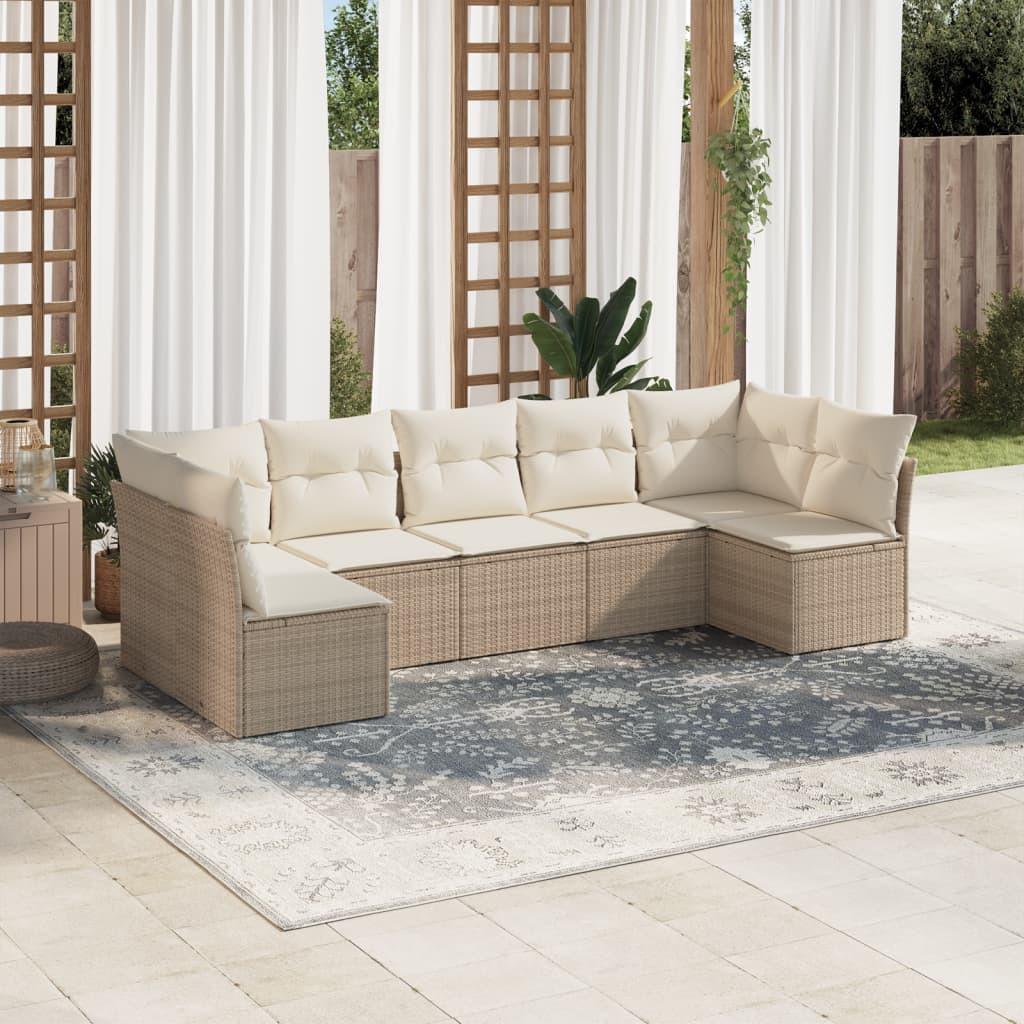 VidaXL Garten sofagarnitur poly-rattan