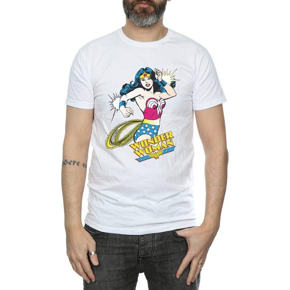 Wonder Woman Wonder Woman Lasso Logo Print T-Shirt