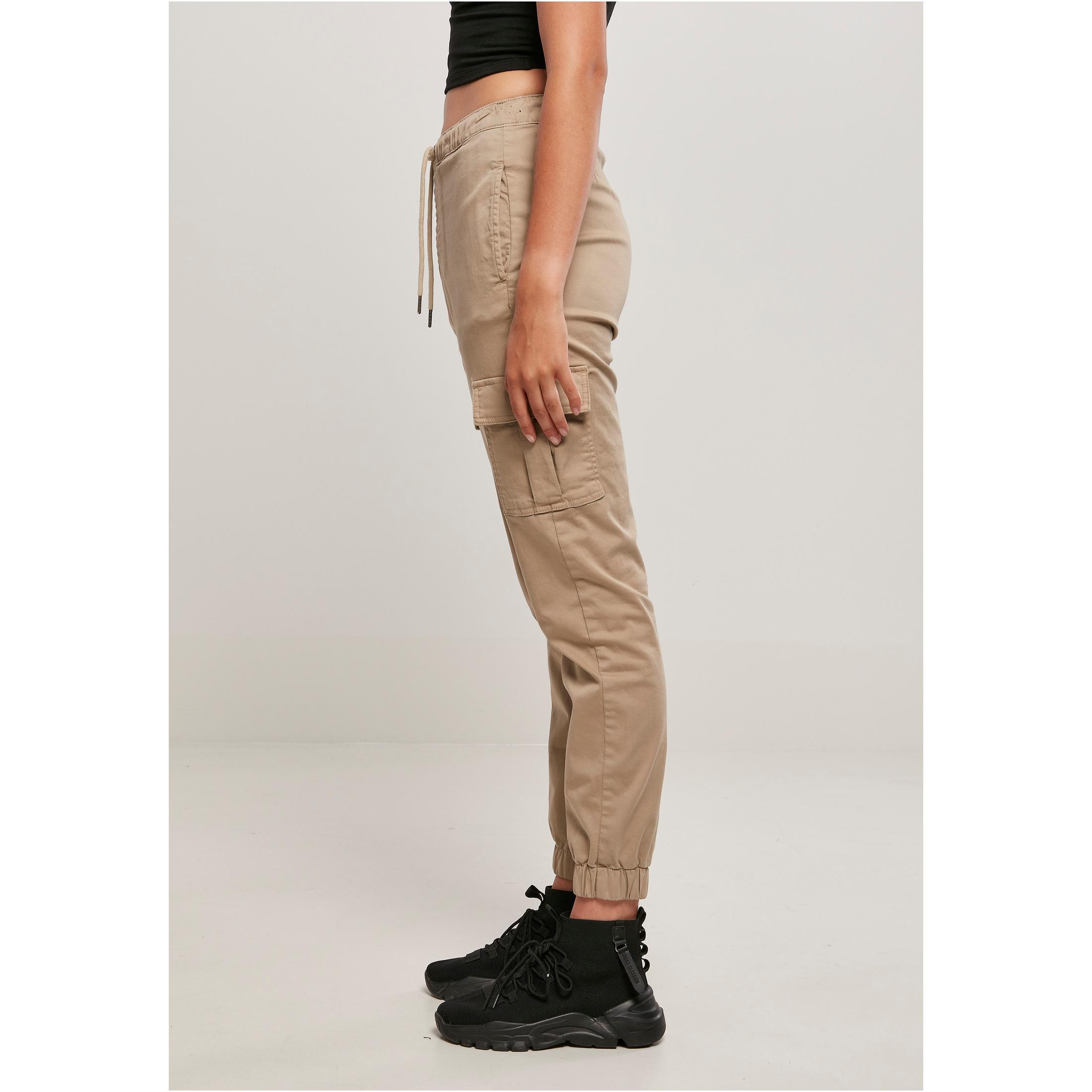 URBAN CLASSICS High Waist Cargo Jogger Hose