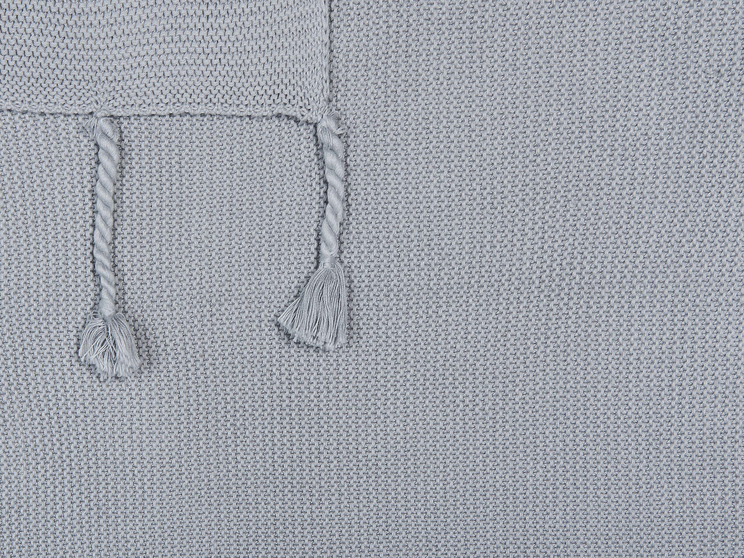 Beliani Kuscheldecke aus Baumwolle Skandinavisch NAZILLI