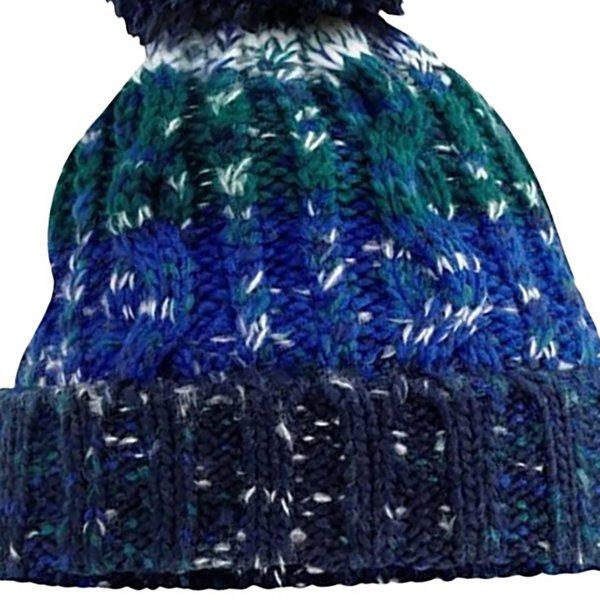 Beechfield Corkscrew Strickmütze mit Bommel
