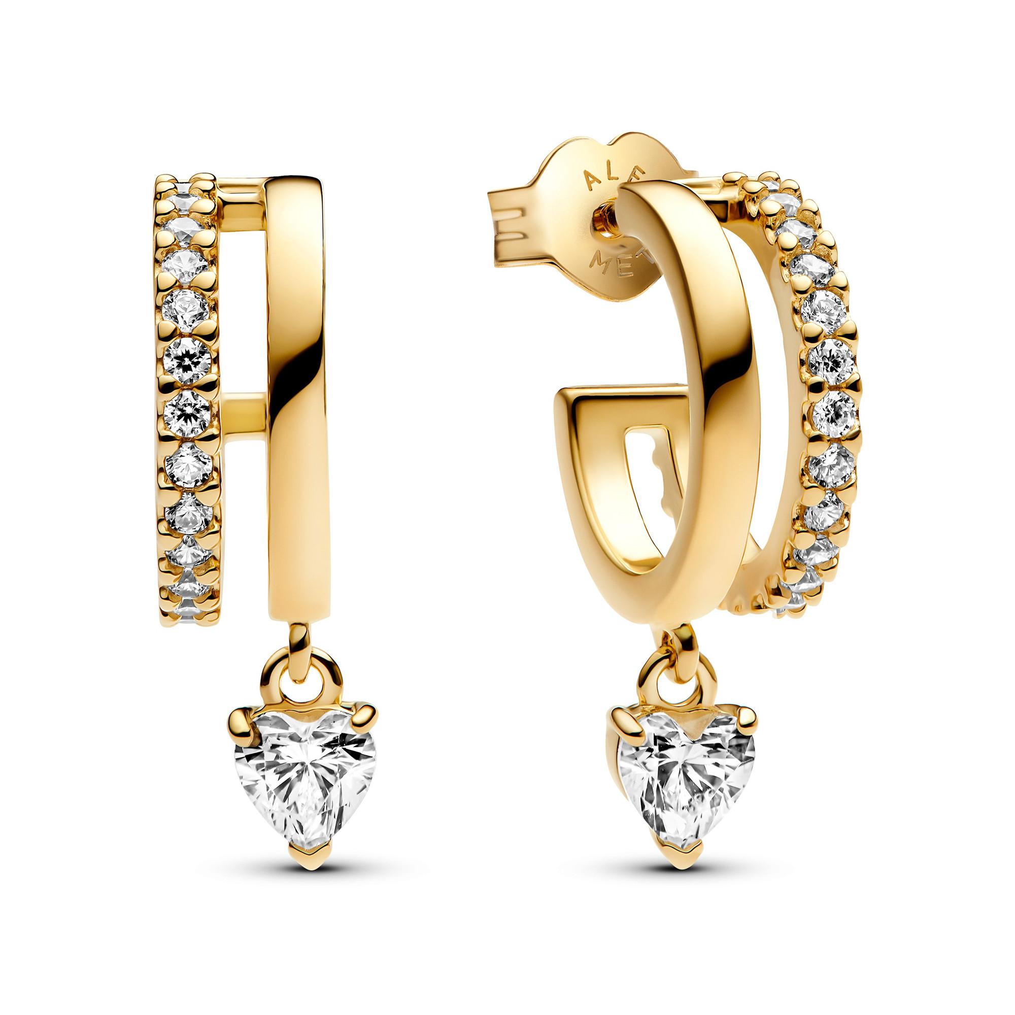 PANDORA Classic Stone Creolen