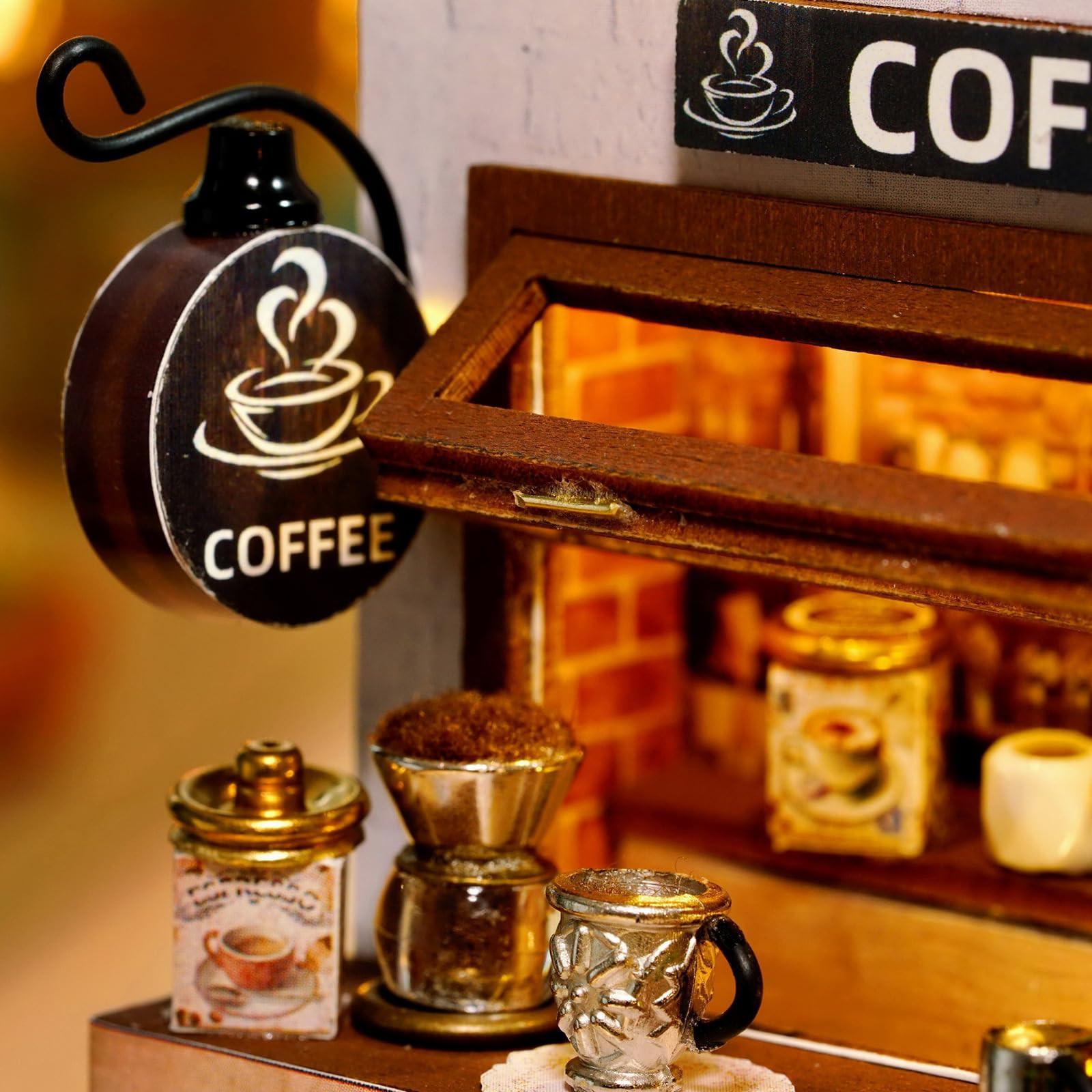 Activity-board DIY Puppenhaus Miniatur mit Werkzeugen Bastelset, Miniatur Puppenhaus zum selber bauen, kleines dekoratives Puppenhaus Set