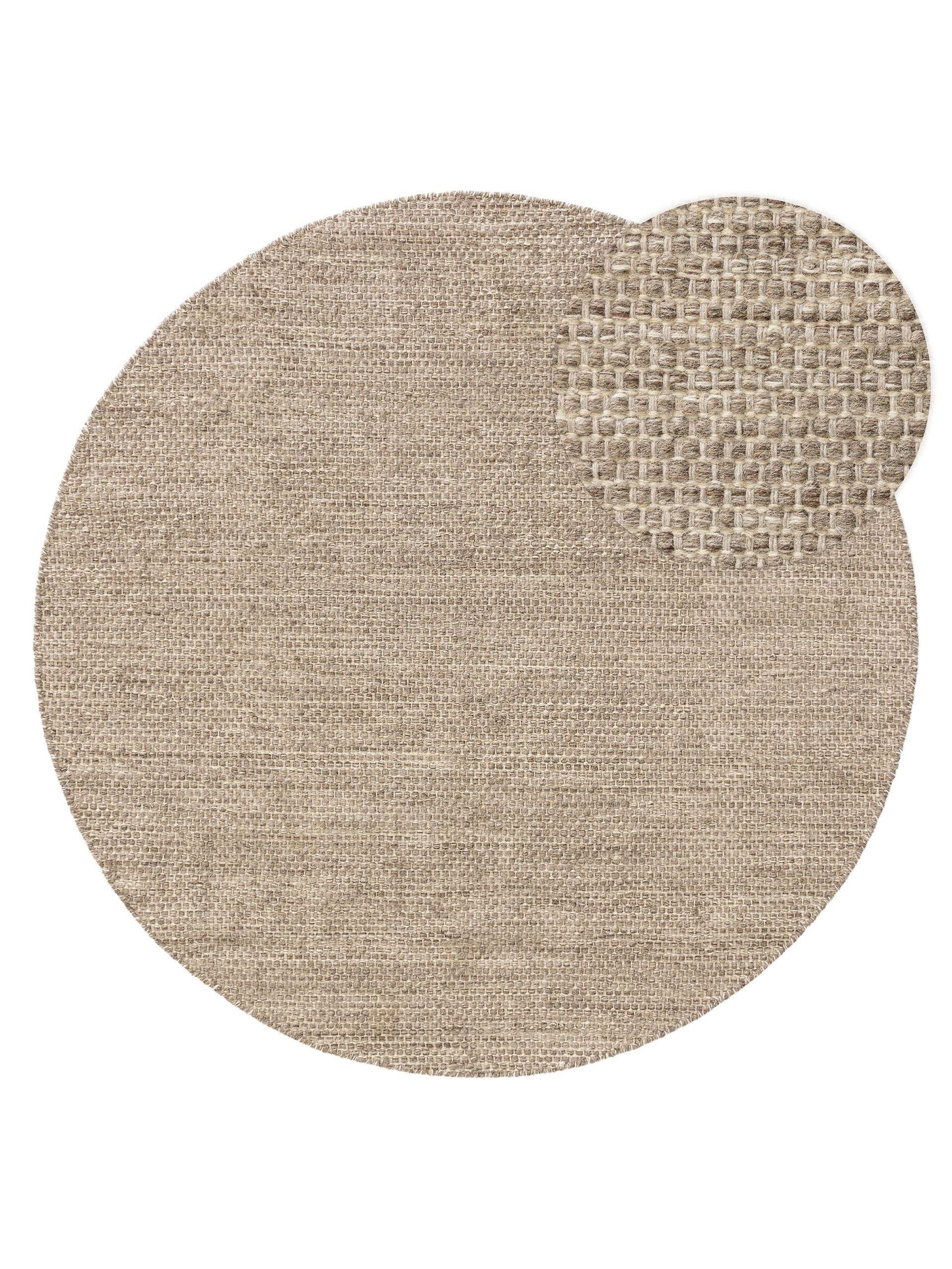 Benuta Wollteppich Rocco Taupe