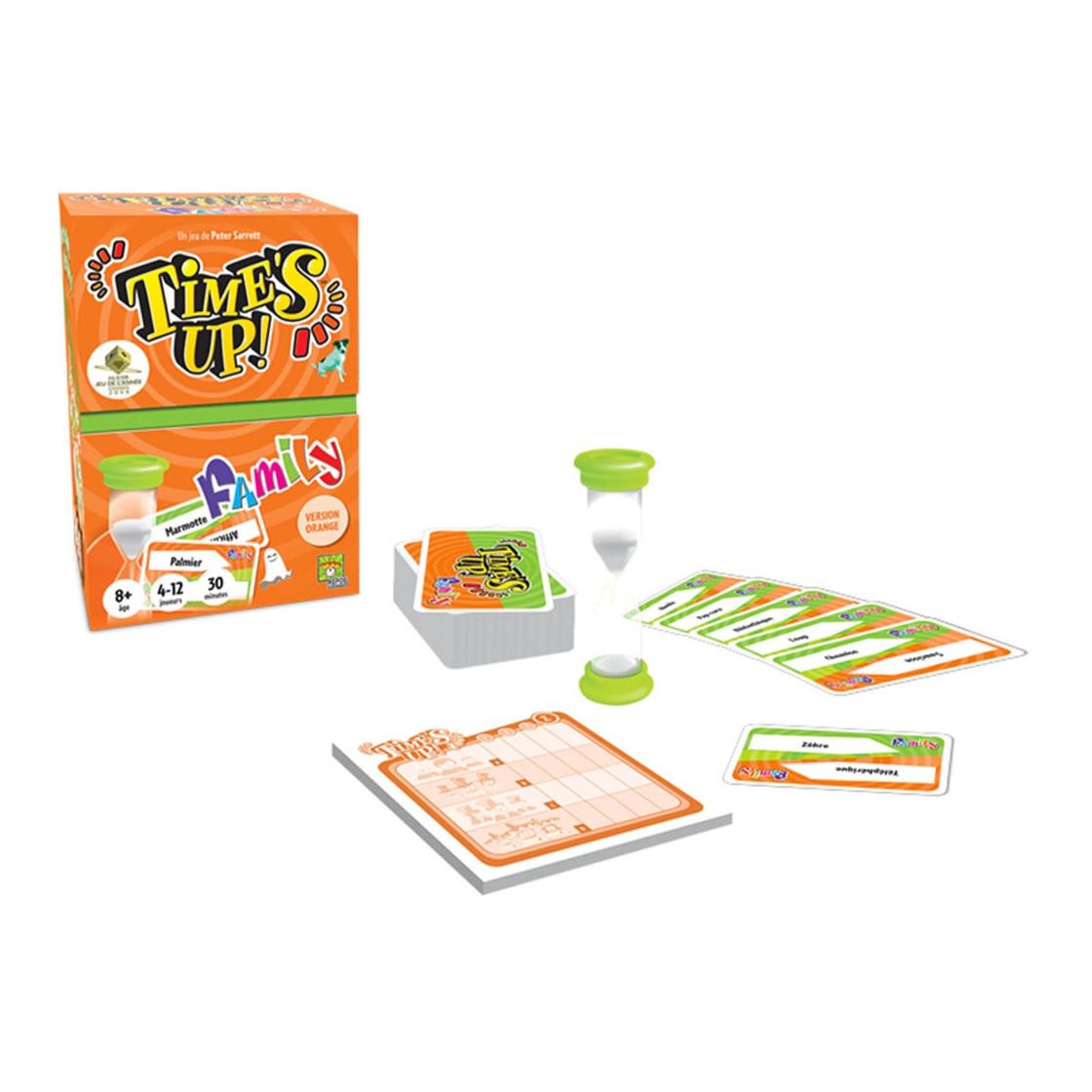 Asmodée Partyspiel Time's Up Family 2 Orange