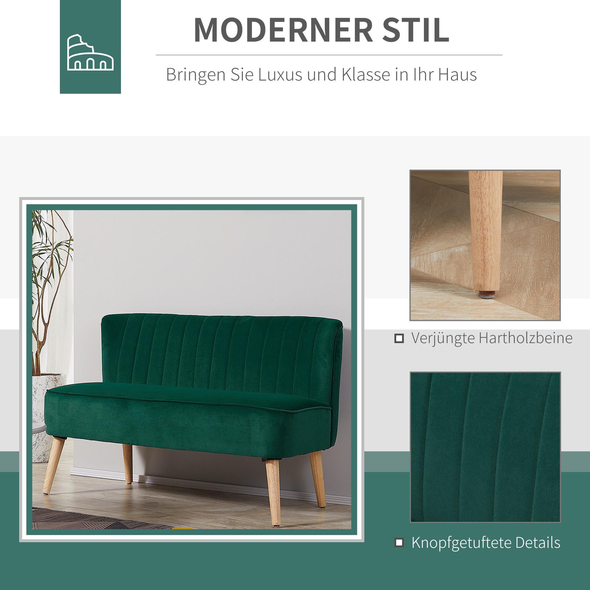 HOMCOM Sofa 2-Sitzer