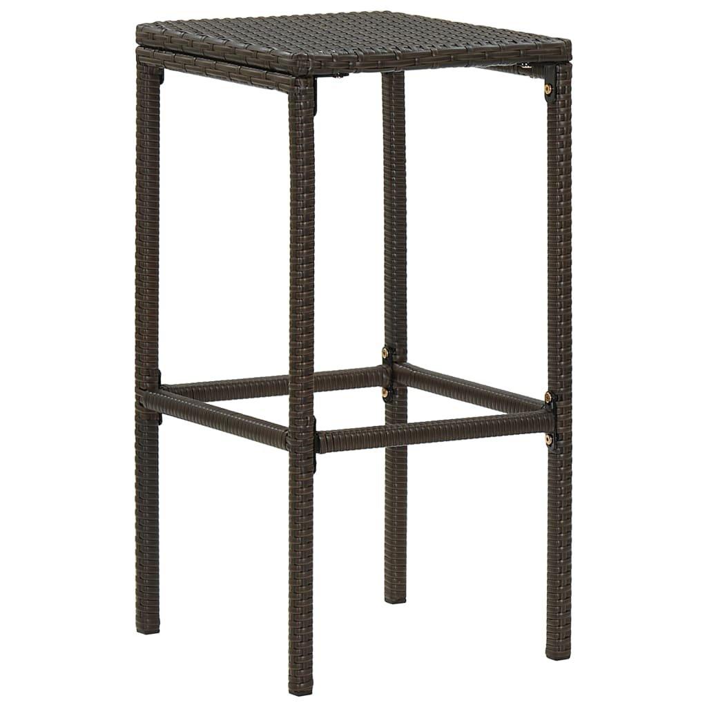 VidaXL Barstuhl poly-rattan