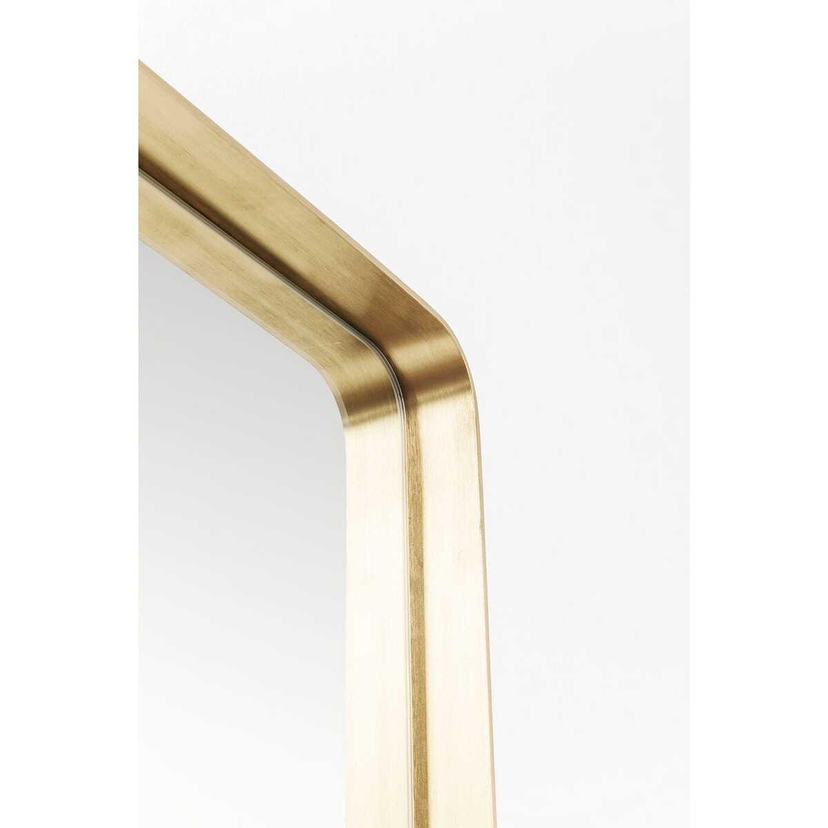 KARE Design Spiegel Curve Rectangular Brass 200x70cm