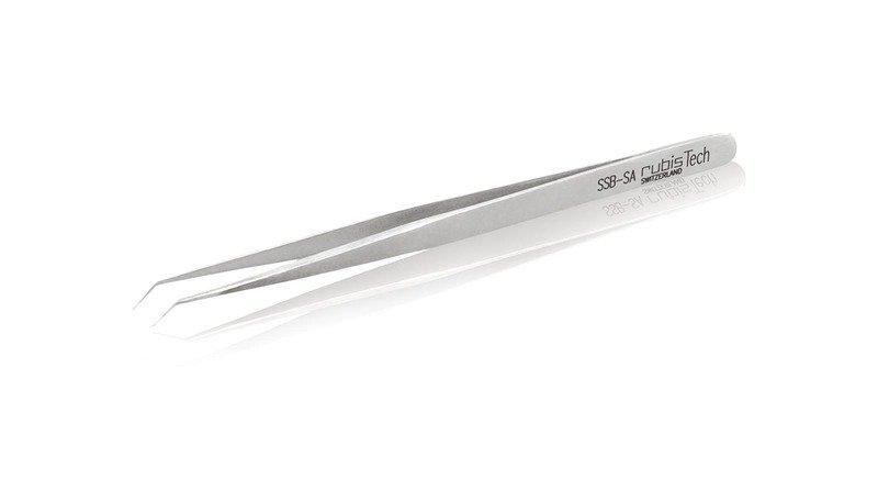 Rubis Pinzette ultrafeine Präzisionsspitze, gewinklelt, 13.3 cm, SSB