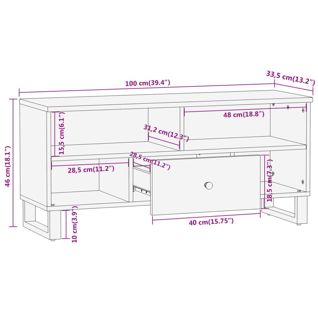 VidaXL Tv-schrank holz